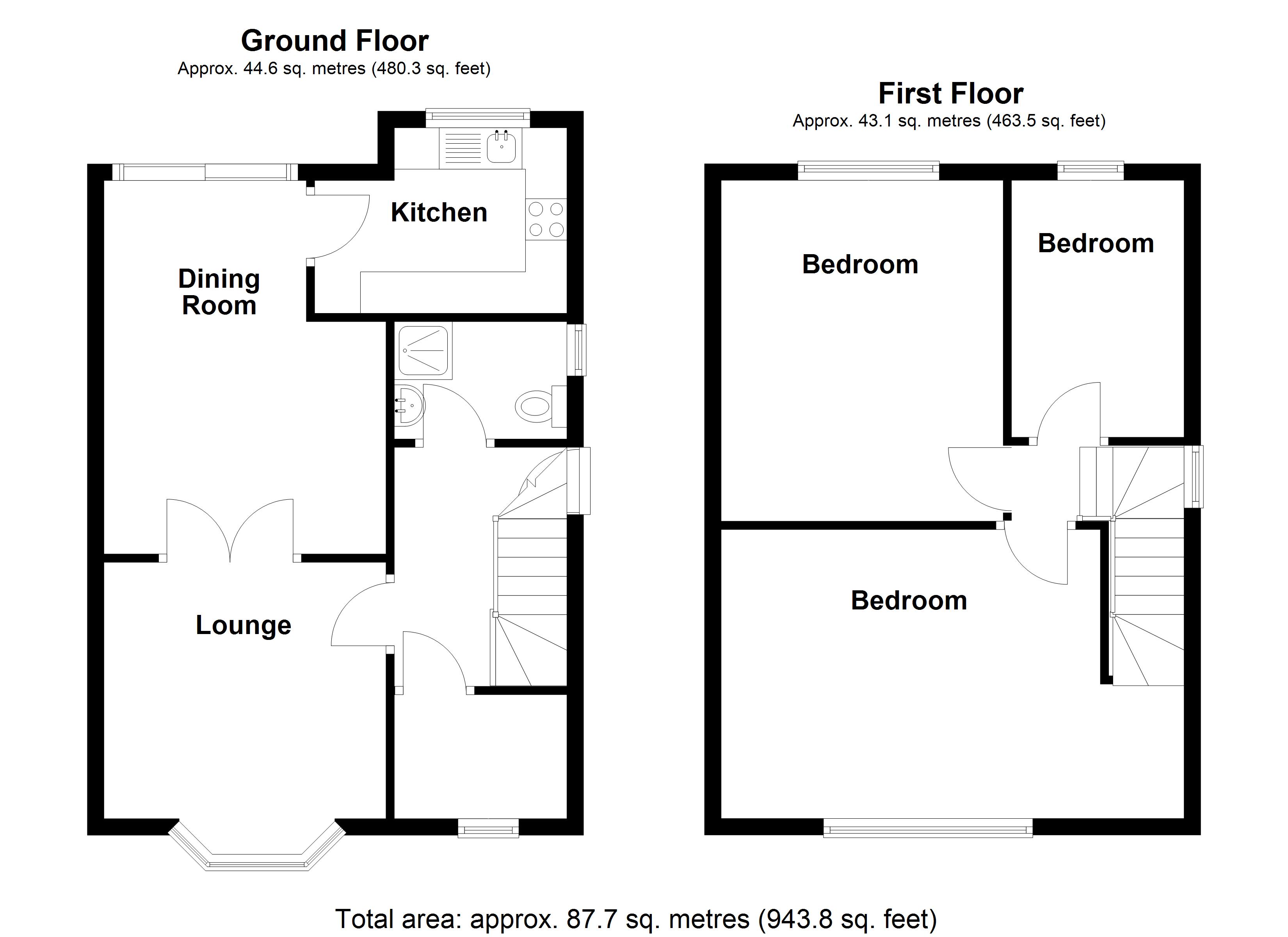 37, Debenham Road, Birmingham floorplan