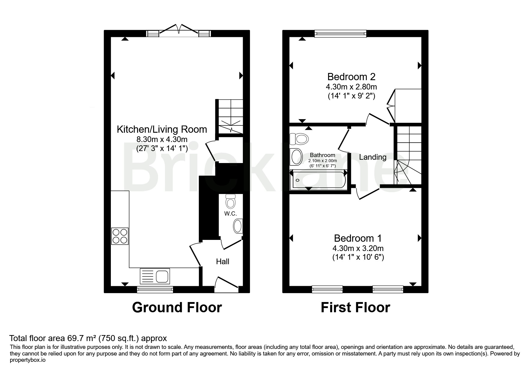 12, Skelton Way, Bury St Edmunds floorplan