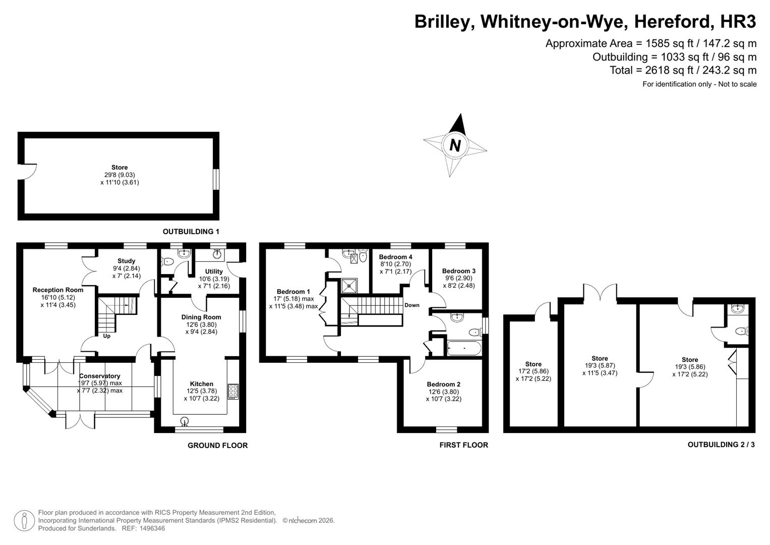 Penwood, Brilley, Hereford floorplan