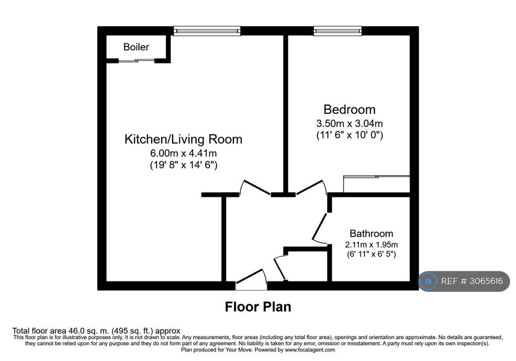 Flat   Hagden Lane, Lucas Court, Watford floorplan
