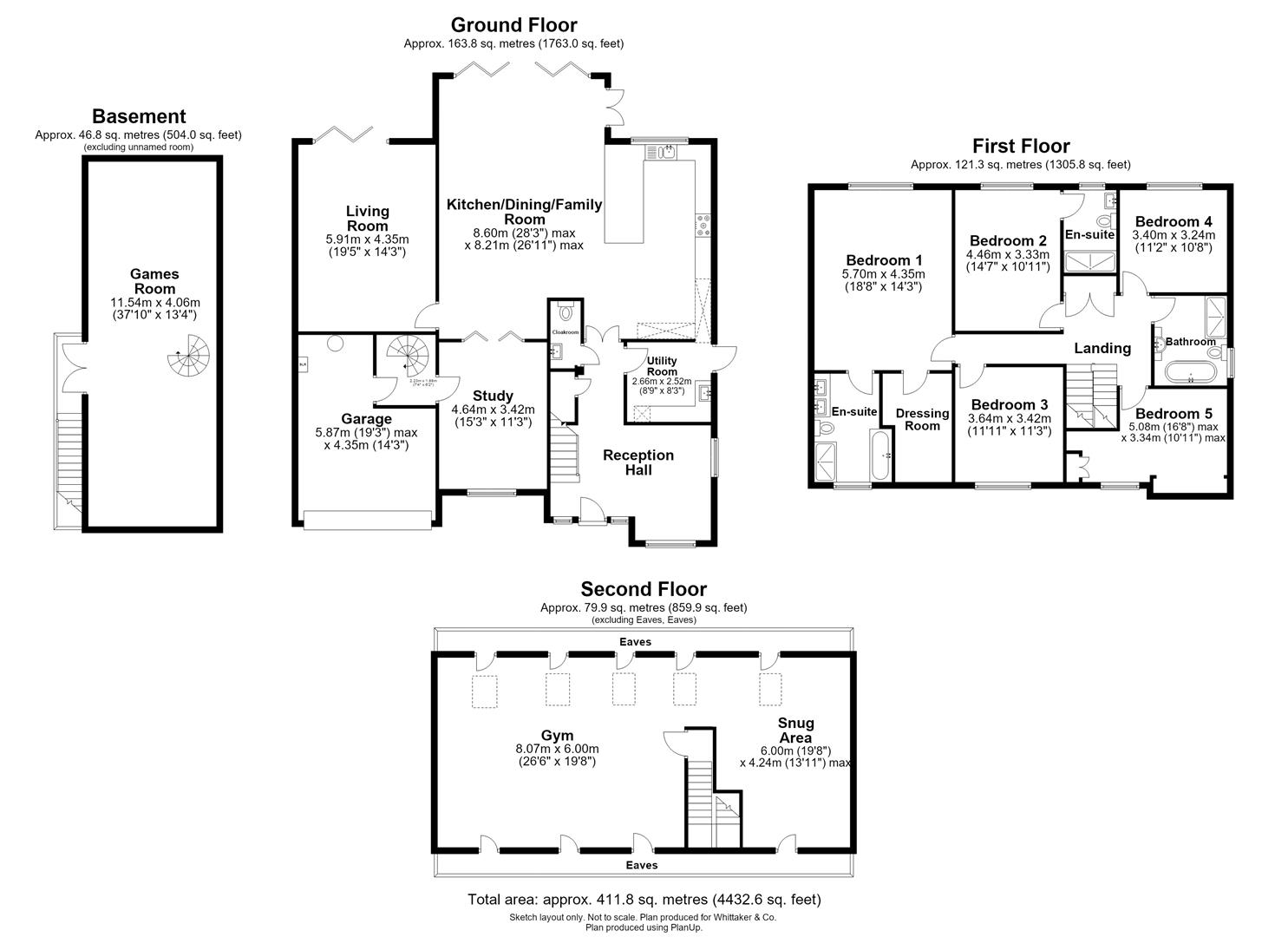 15, Manland Avenue, Harpenden floorplan
