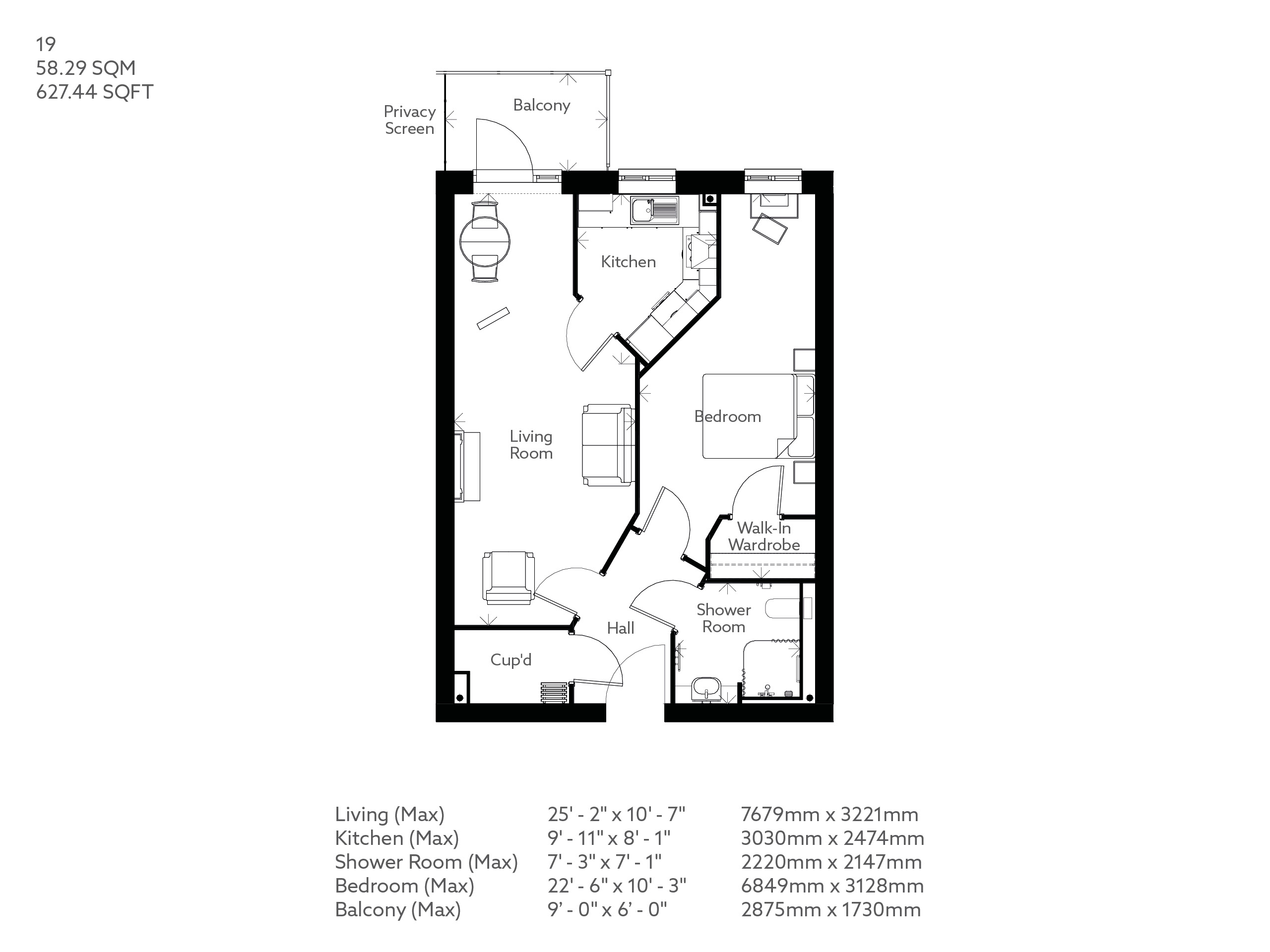 1-59 Merchant Avenue,
Exmouth,
Devon,
EX8 2GG floorplan