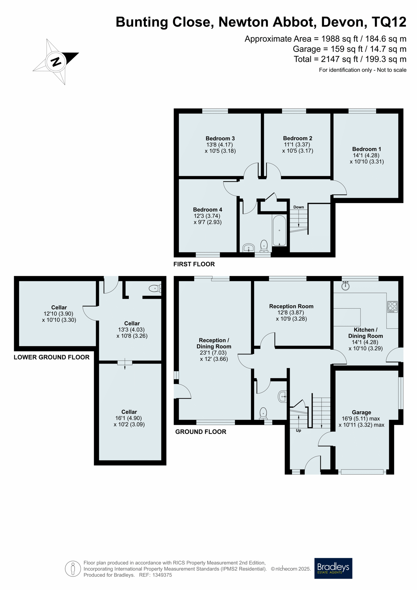 25, Bunting Close, Devon floorplan