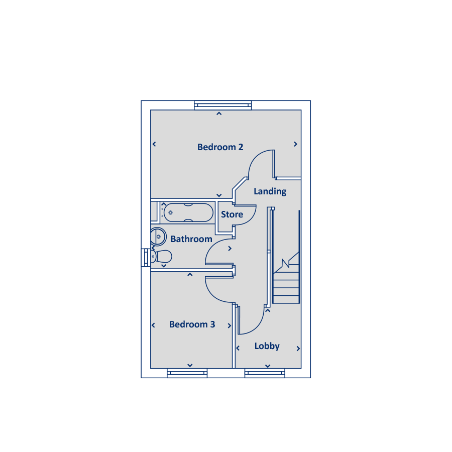 "The Bamburgh" at St. Helens Boulevard, Barnsley S71, 3 bedroom