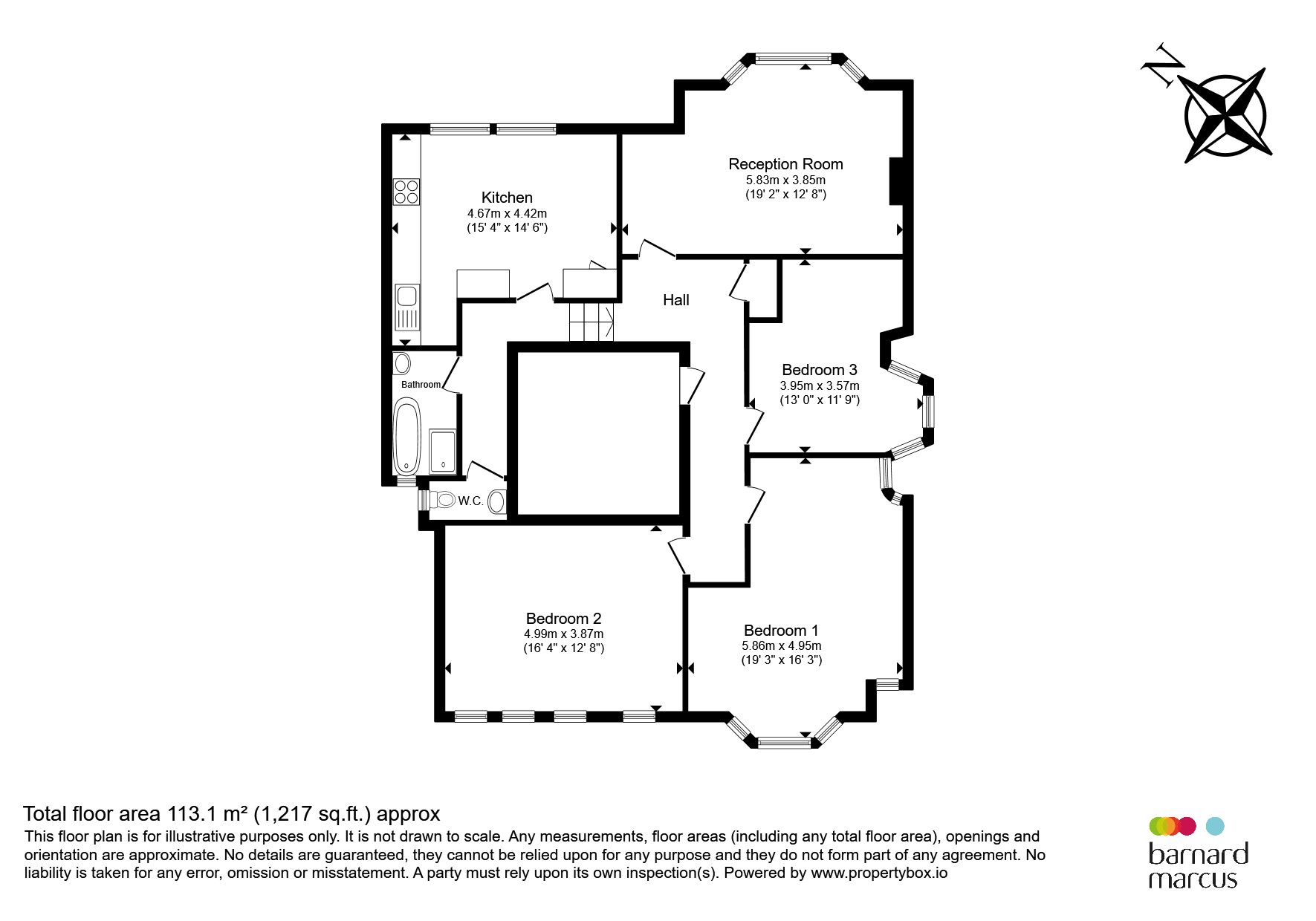 10b, Princes Avenue, London floorplan