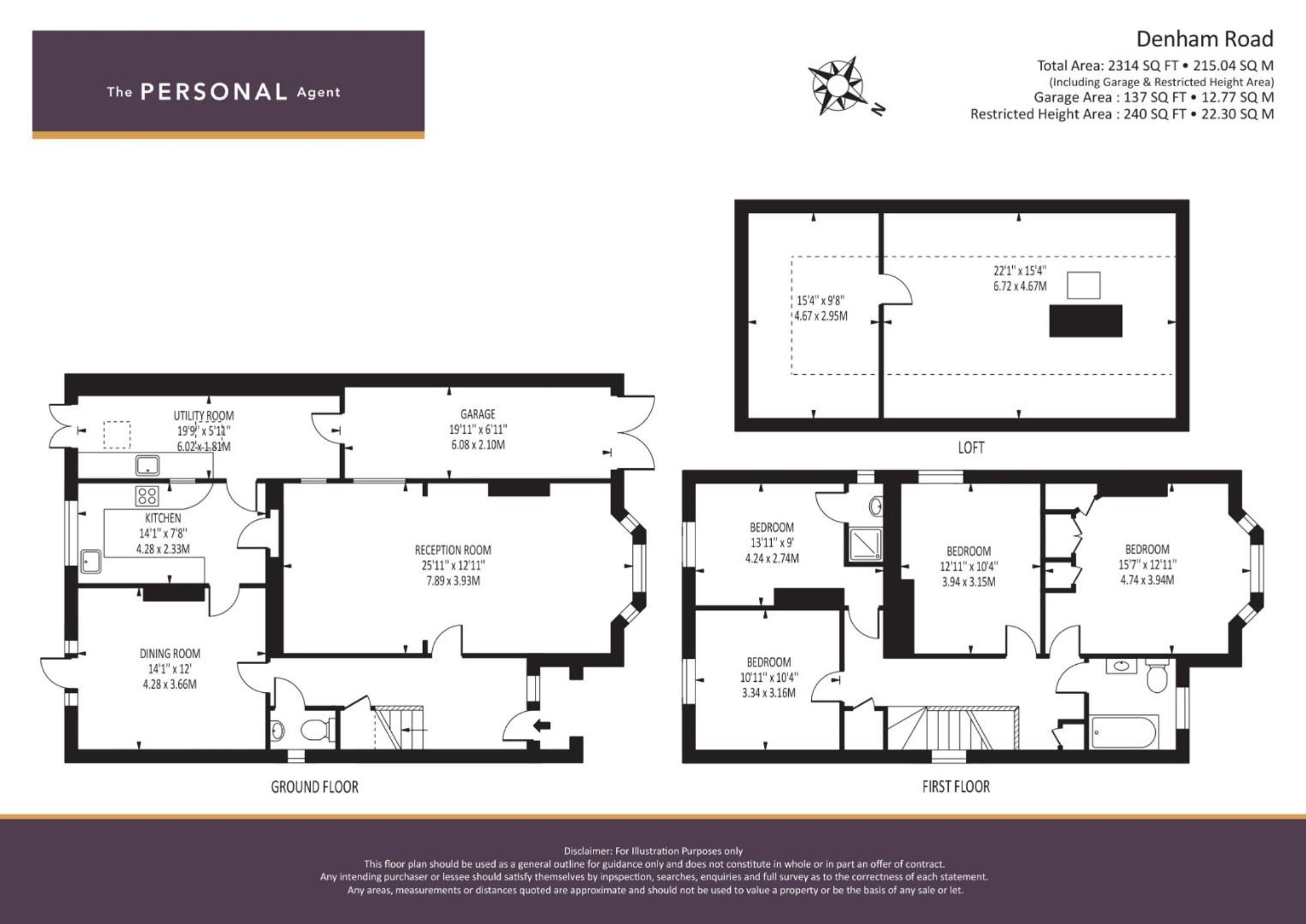 22 Denham Road, Epsom floorplan