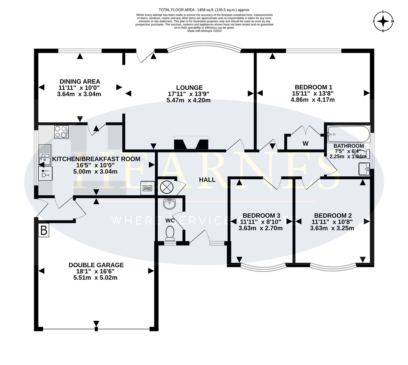 Christchurch Road, West Parley, Ferndown BH22, 3 bedroom detached