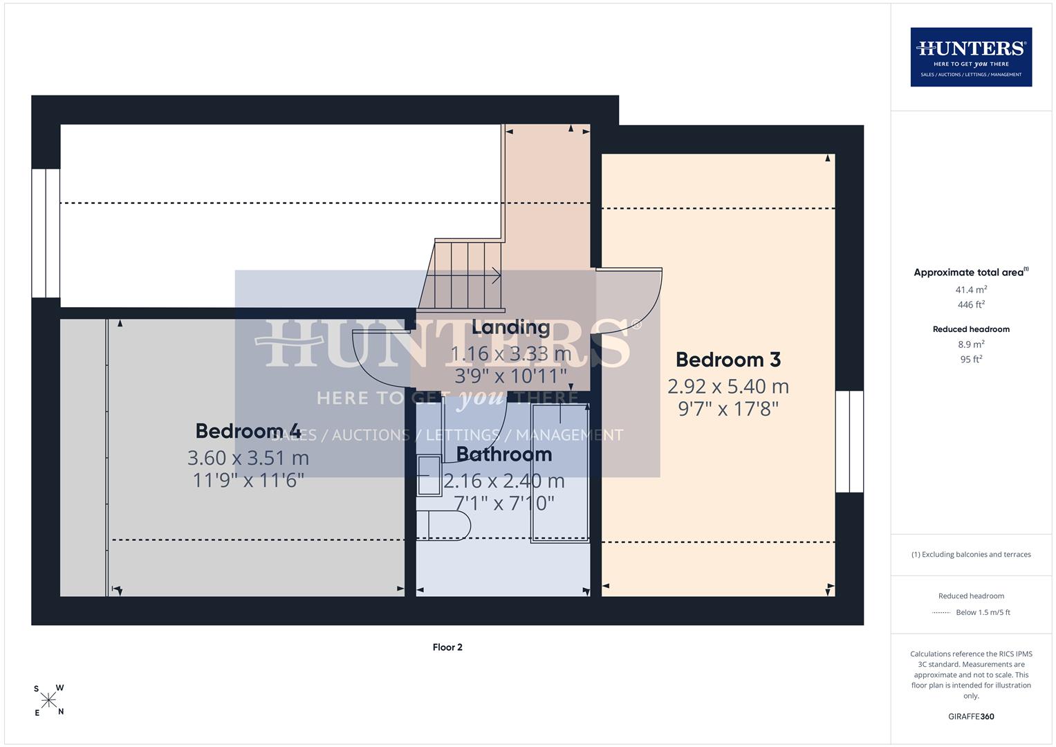 2, Burnham Grove, East Boldon floorplan