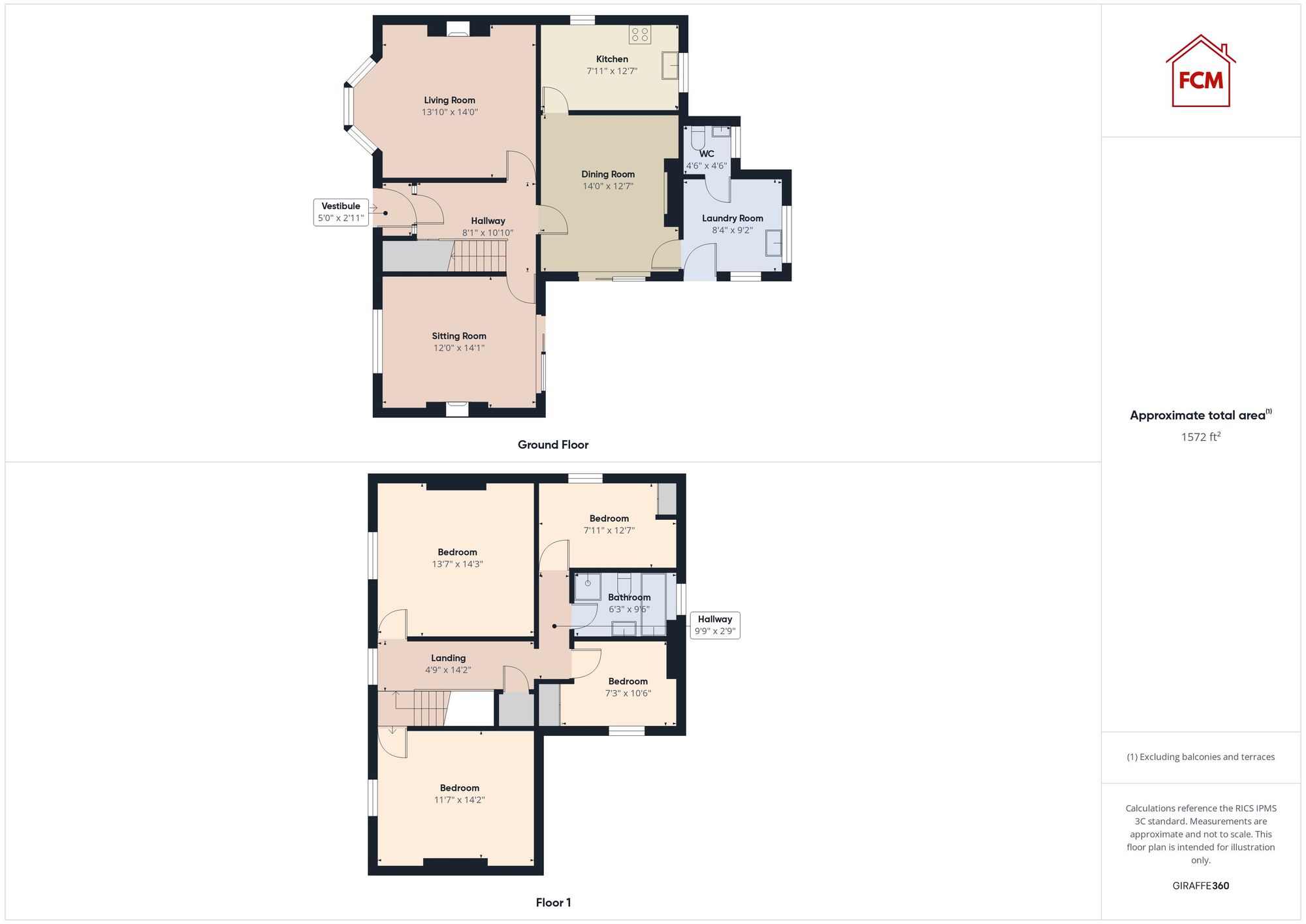 86 Lowca Lane, Workington floorplan