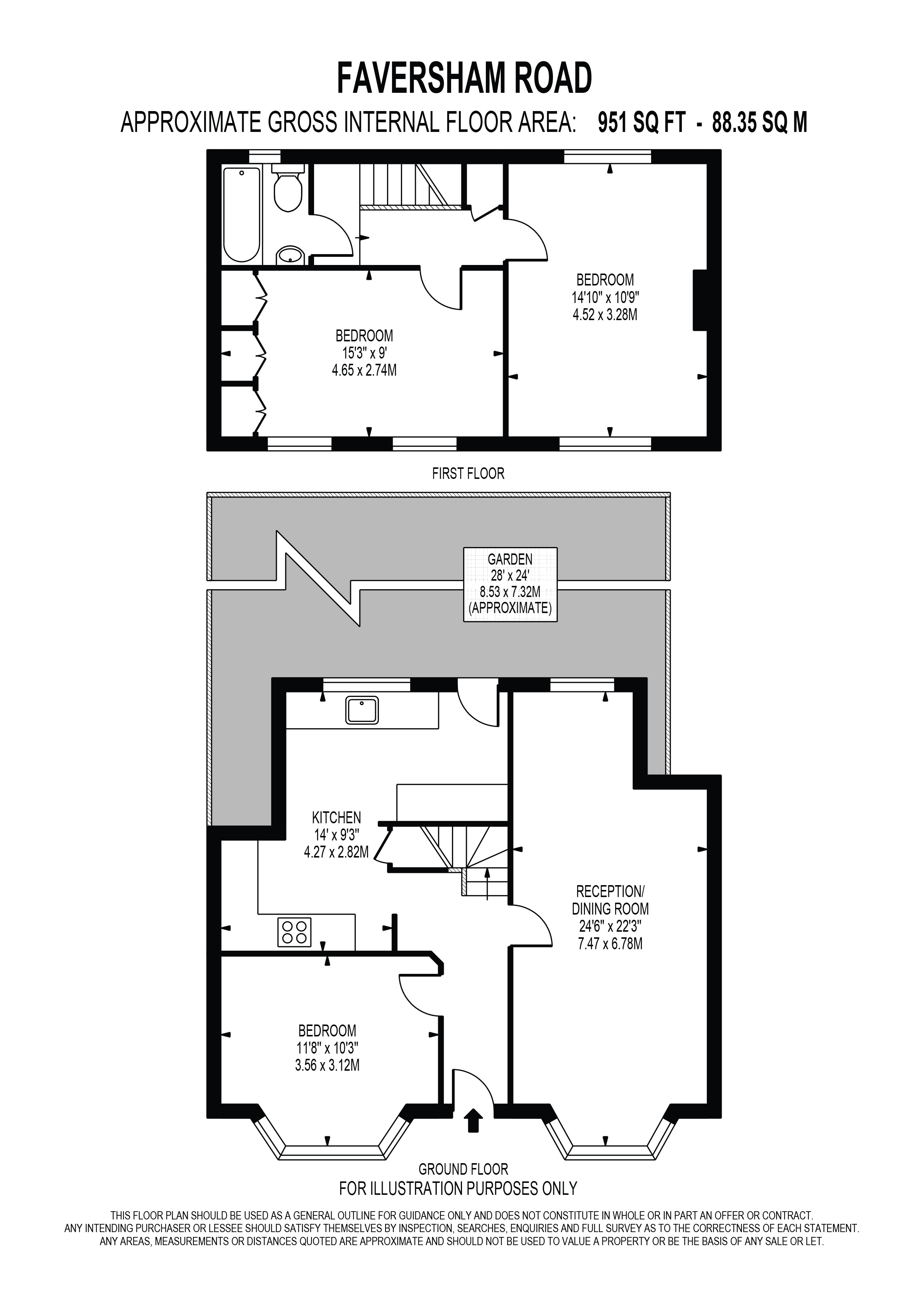 2, Faversham Road, Morden floorplan