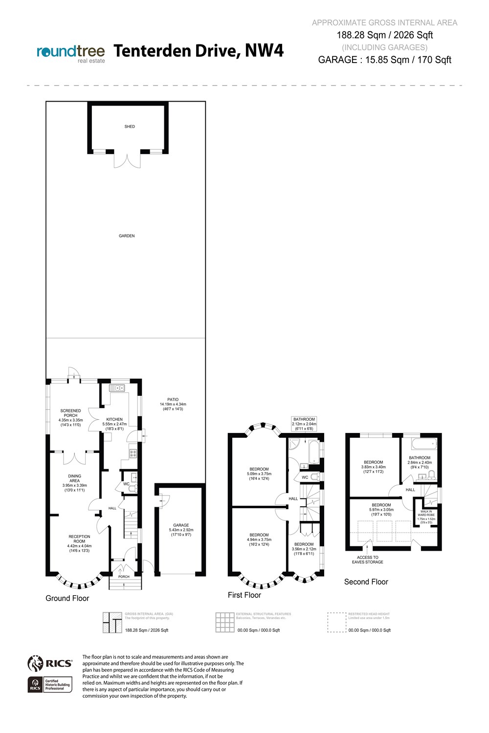 82, Tenterden Drive, Hendon floorplan