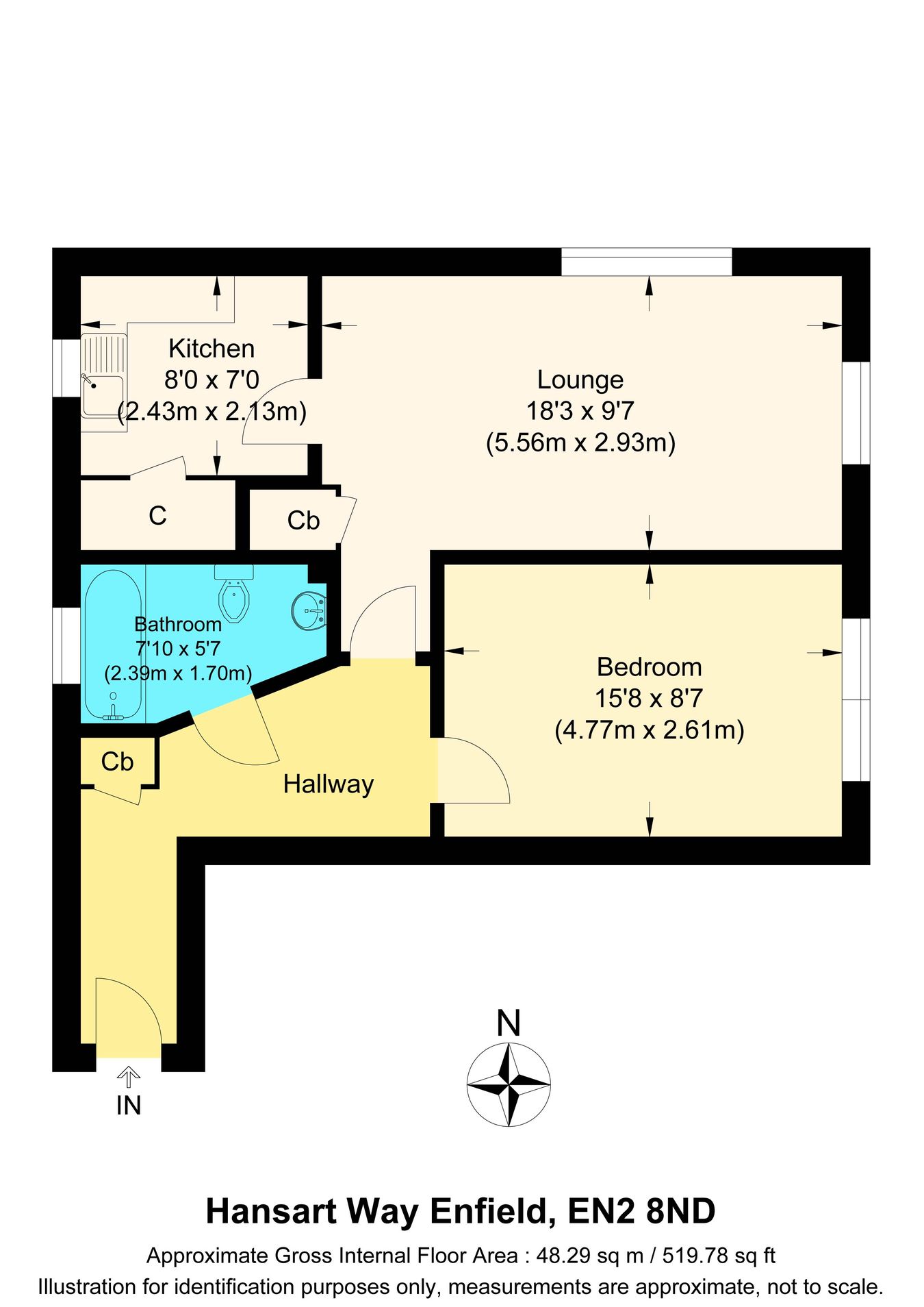 35, Hansart Way, Enfield floorplan