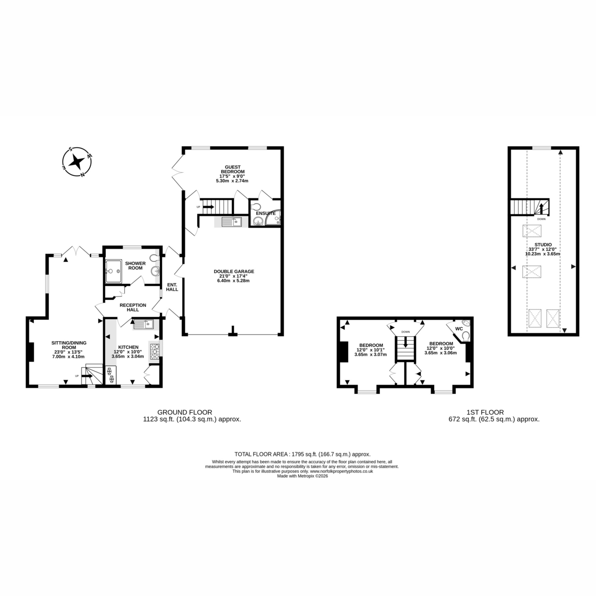 Thatched Cottage, Beech Road, Norwich floorplan