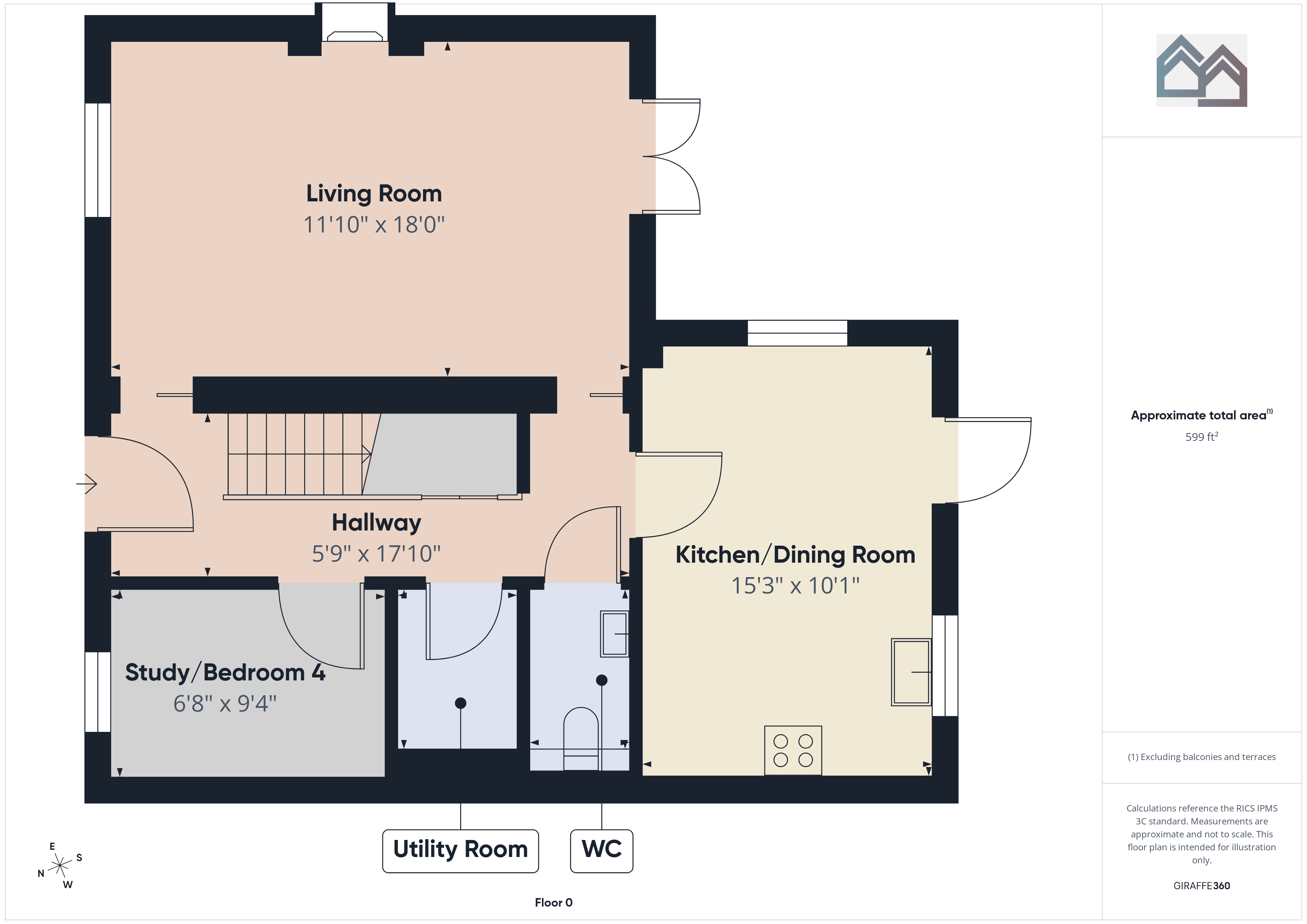 4 Willow Tree Yard, Shop Street, Woodbridge floorplan