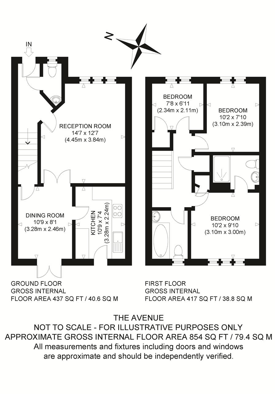 78, The Avenue, Canterbury floorplan