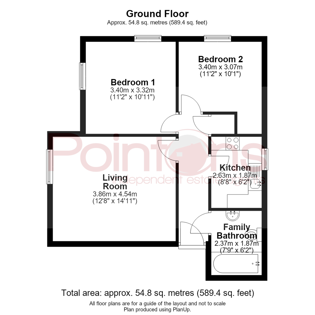 Flat 1, Seymour House, Sandy Lane, Coventry floorplan