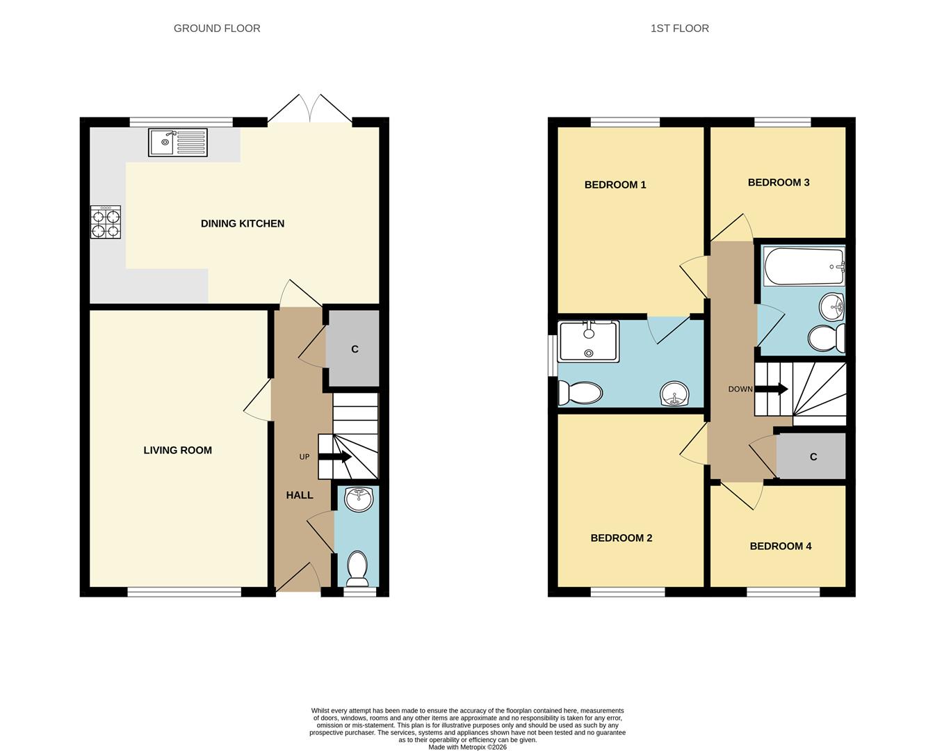 83, Harthill Avenue, Leconfield, Beverley floorplan