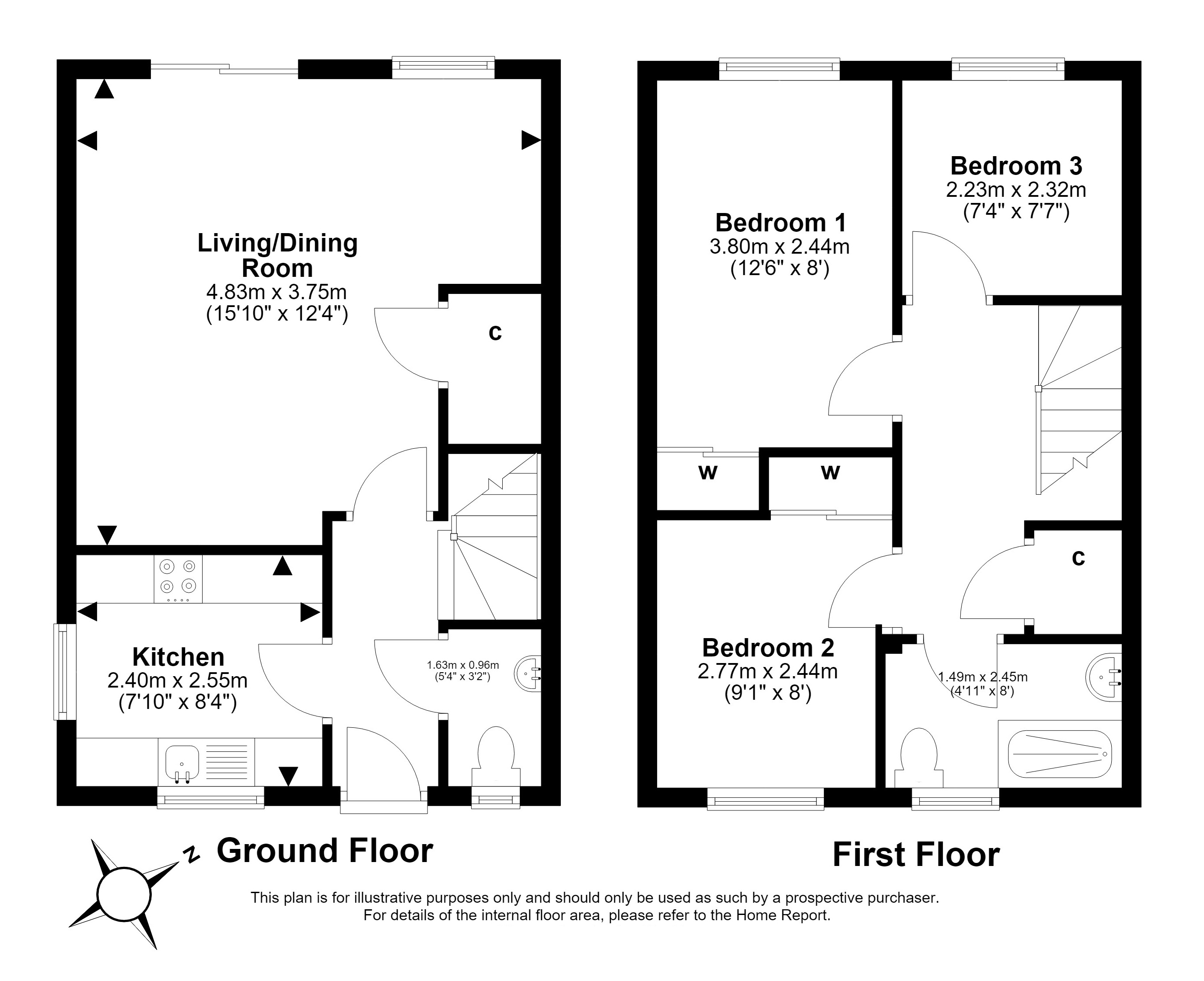 5, Limefield, Gilmerton, Edinburgh floorplan