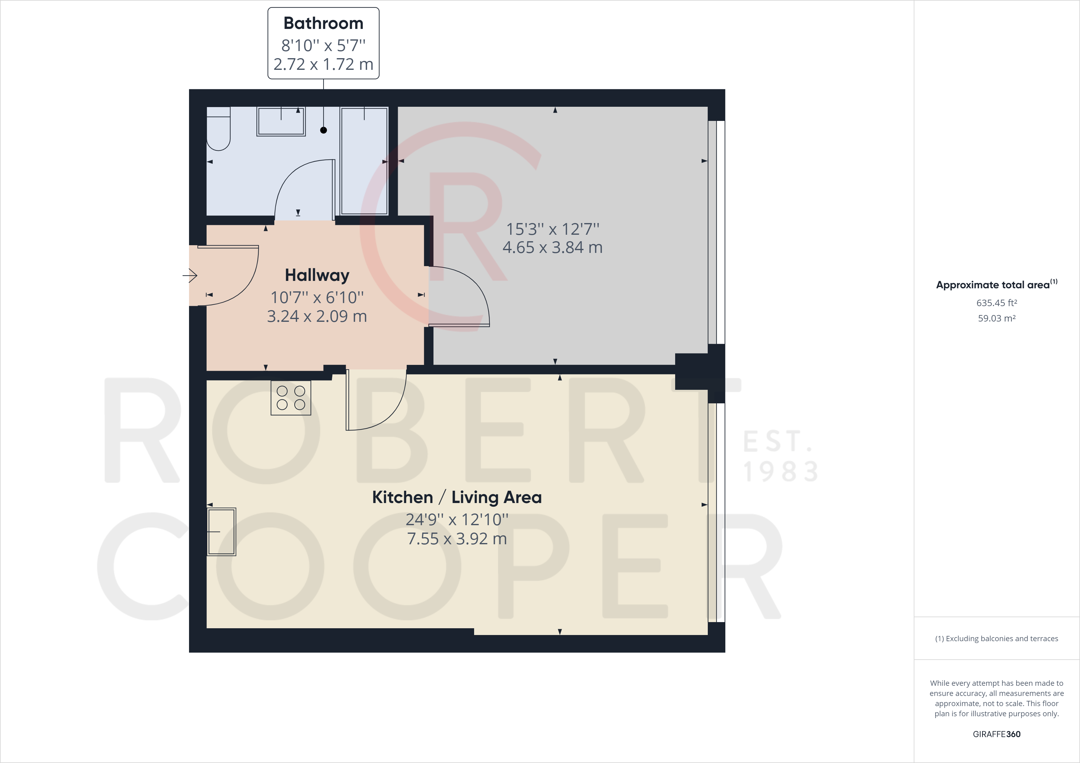 Flat 10, Howard House,, The Runway, South Ruislip floorplan