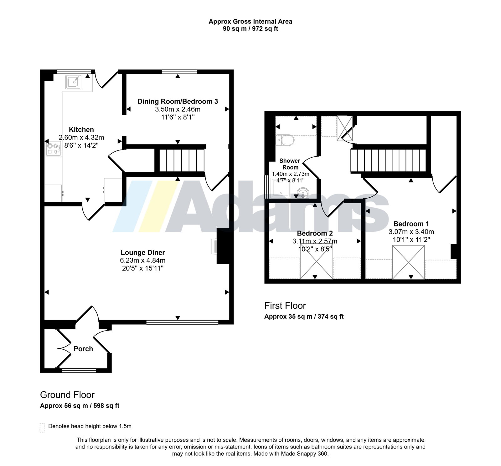 4, Trenance Close, Runcorn floorplan
