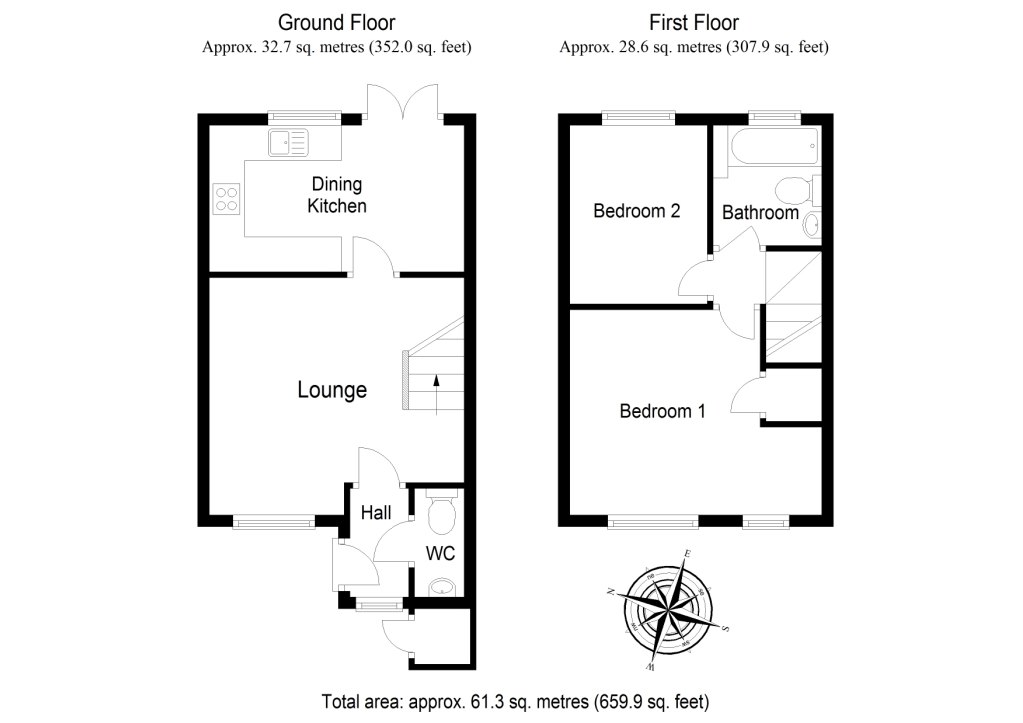 2 Bedrooms  for sale in Cricketfield Place, Armadale EH48