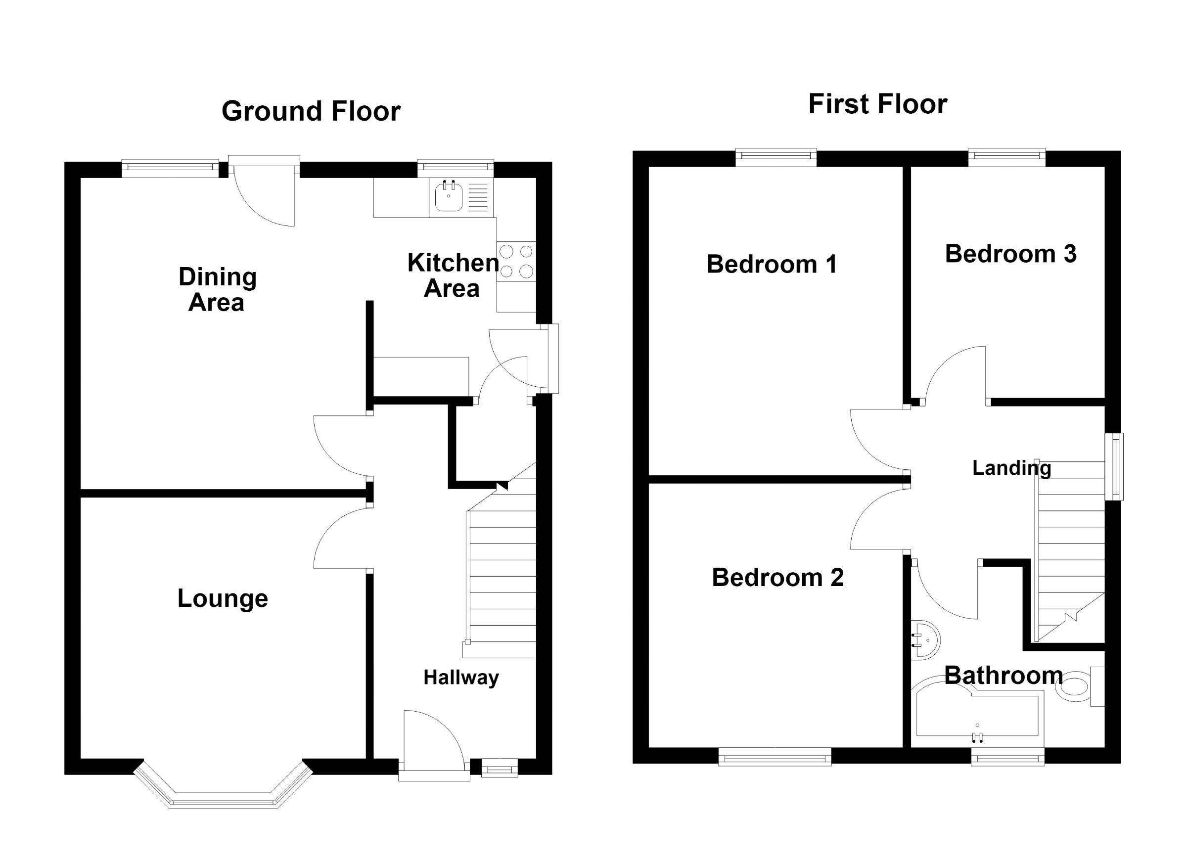32 Buckingham Road, Morecambe floorplan