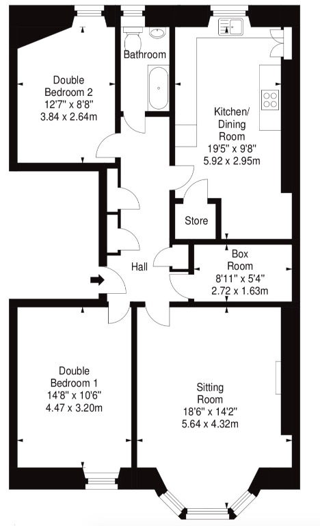 2 Bedrooms Flat to rent in Roseneath Street, Marchmont, Edinburgh EH9