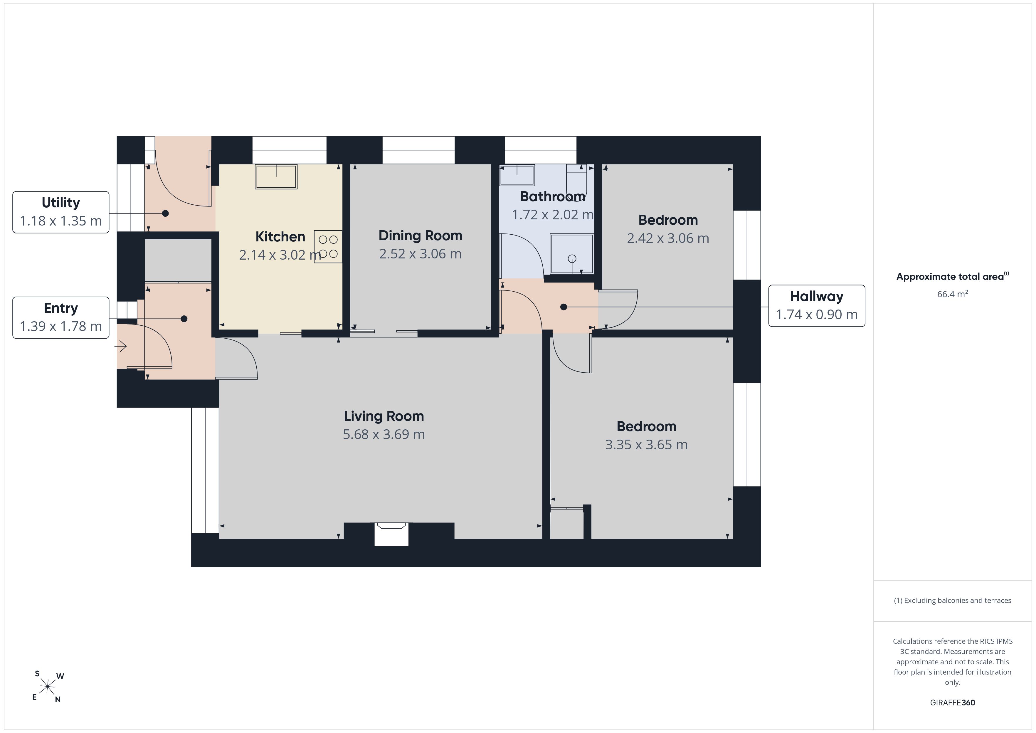 57, Glanwern Avenue, Newport floorplan