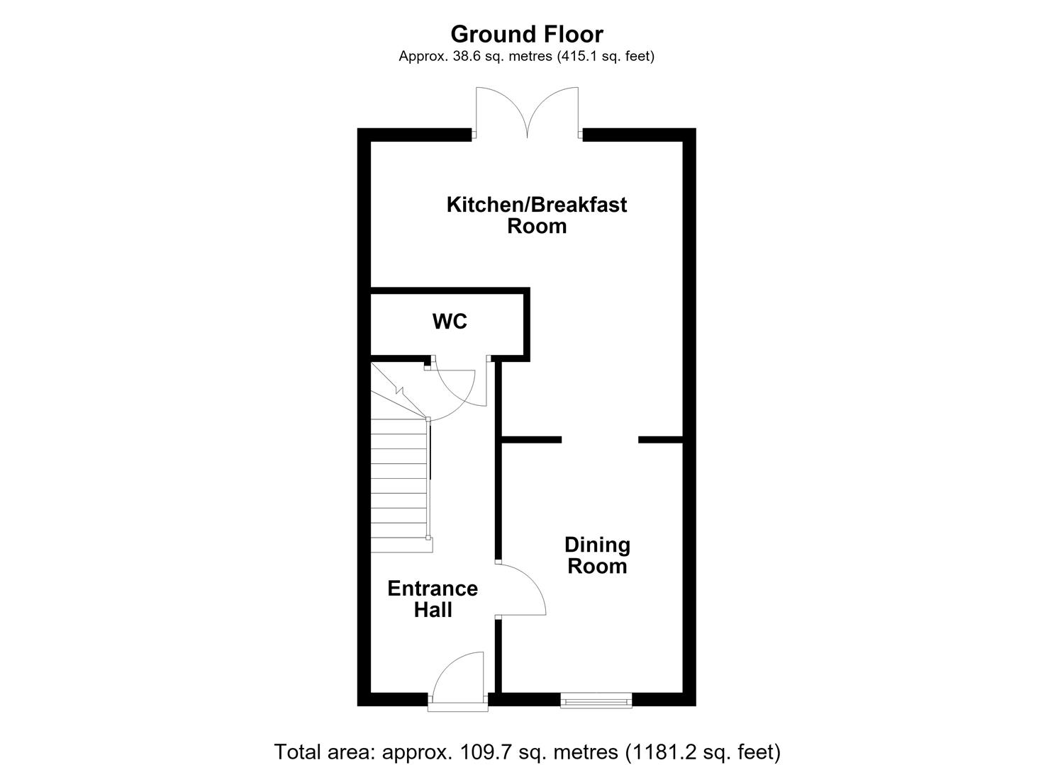 24, Madison Walk, Pontefract floorplan