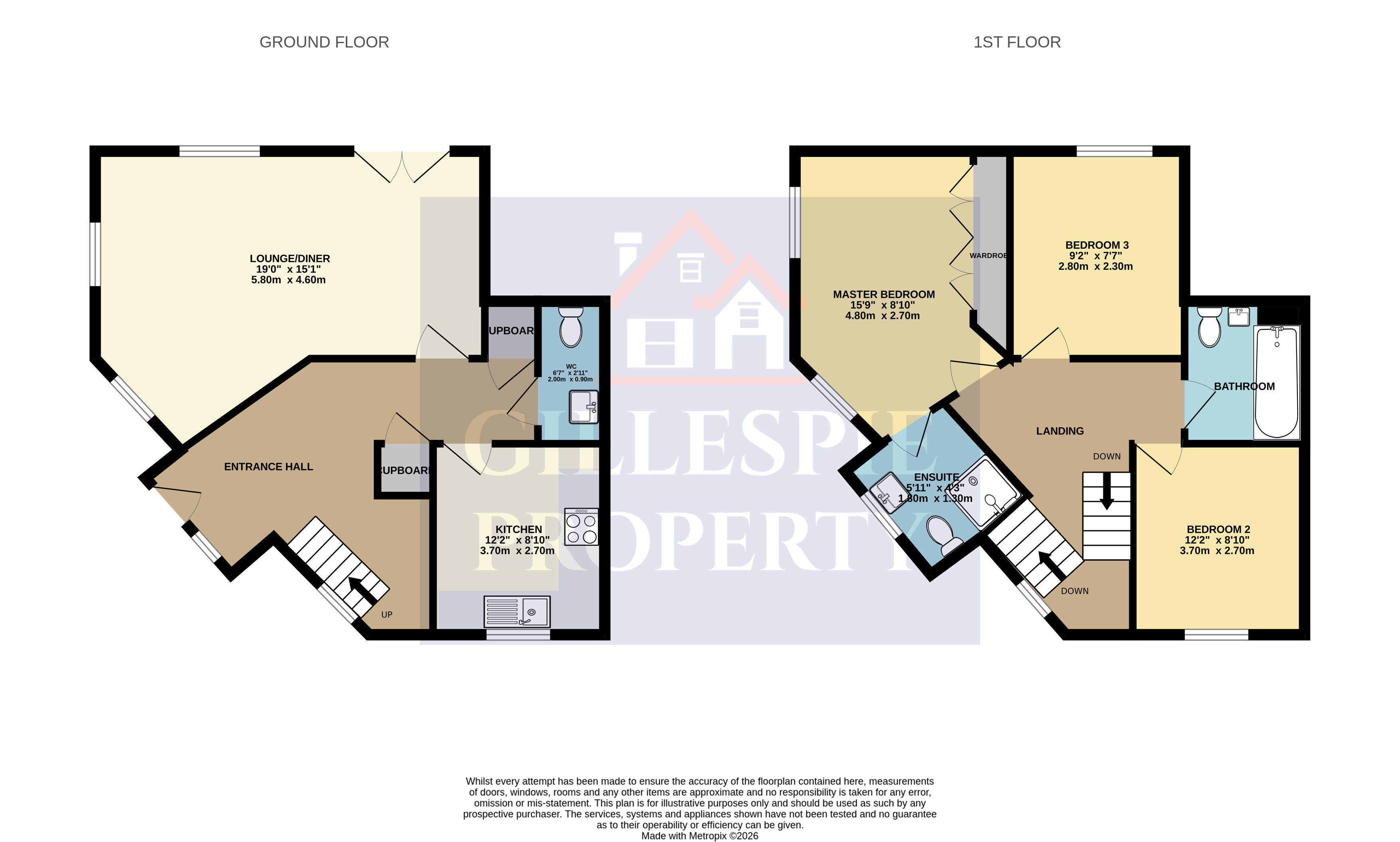48, Gowkhill Place, Kinnaird Village, Larbert floorplan