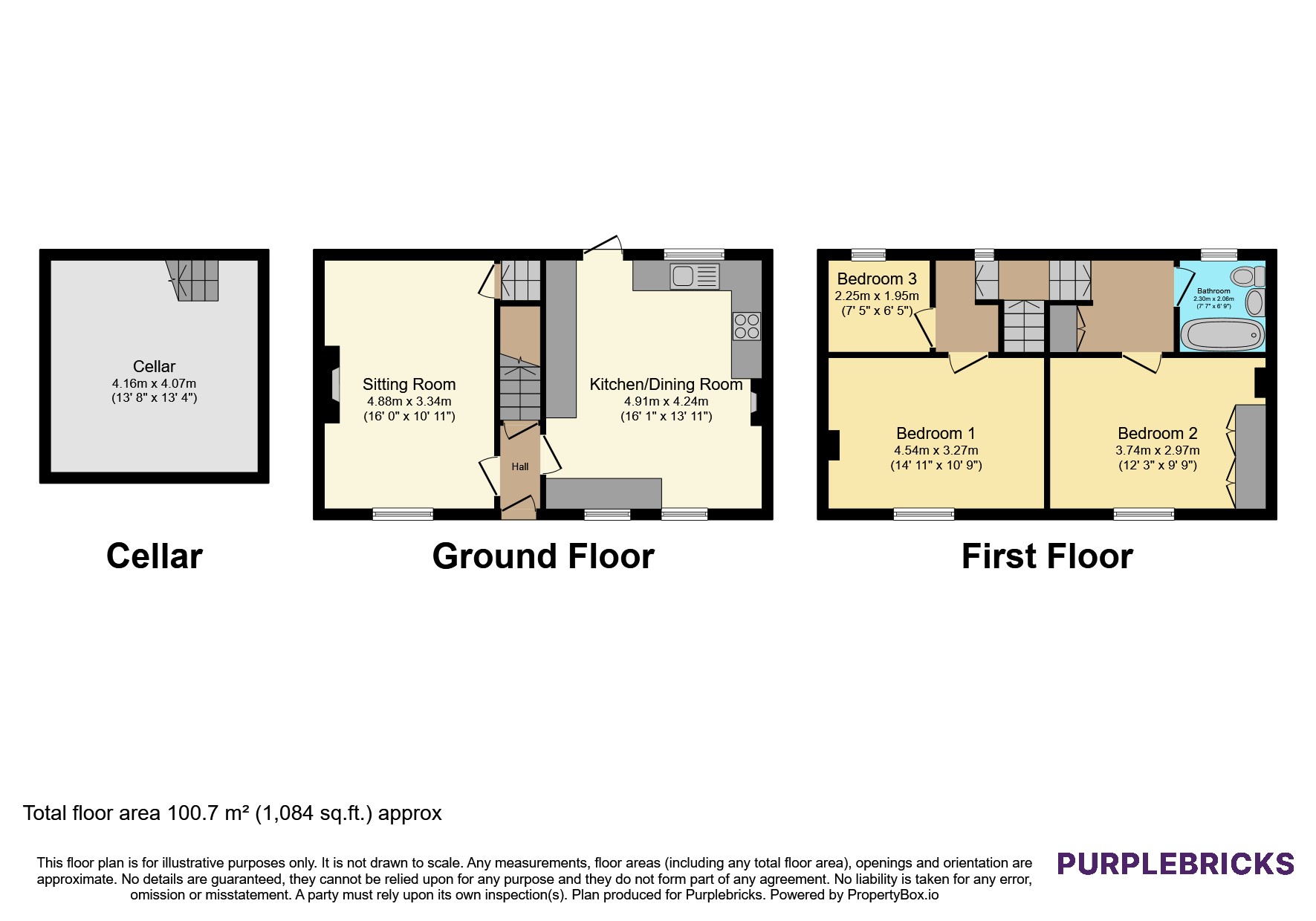 152, West End, Holmfirth floorplan