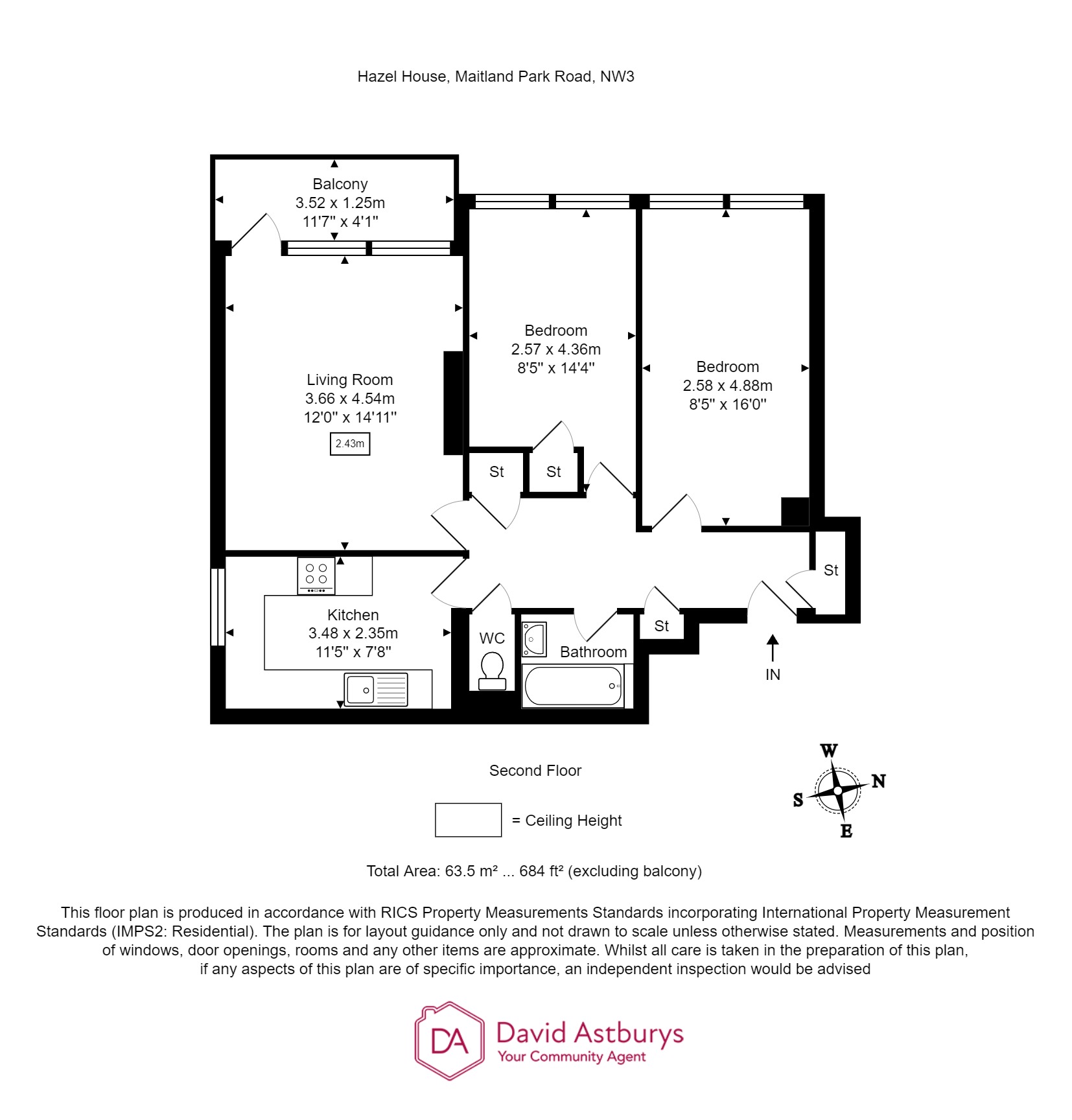 Hazel House, Hampstead floorplan