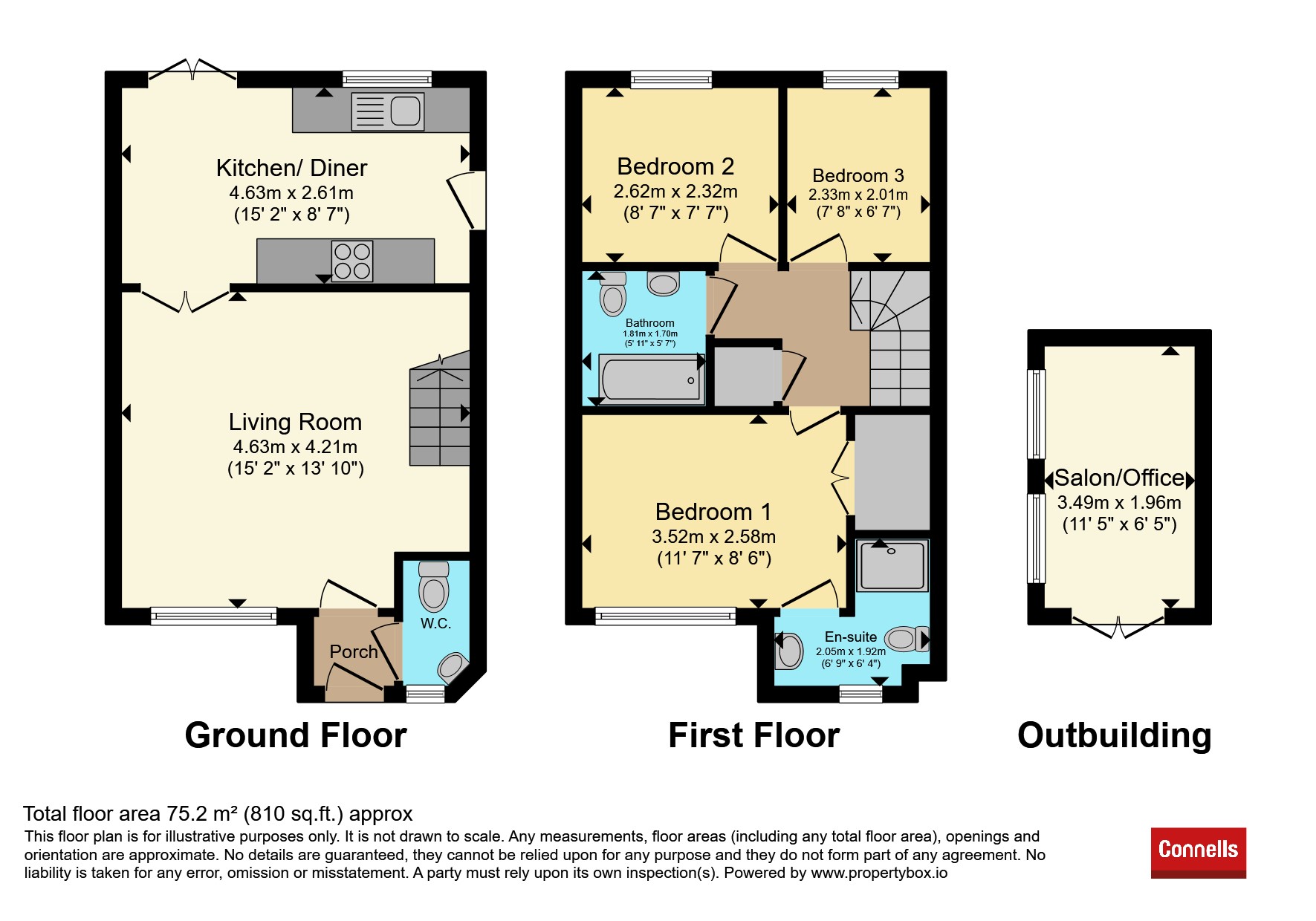 43, Farmers Close, Northampton floorplan