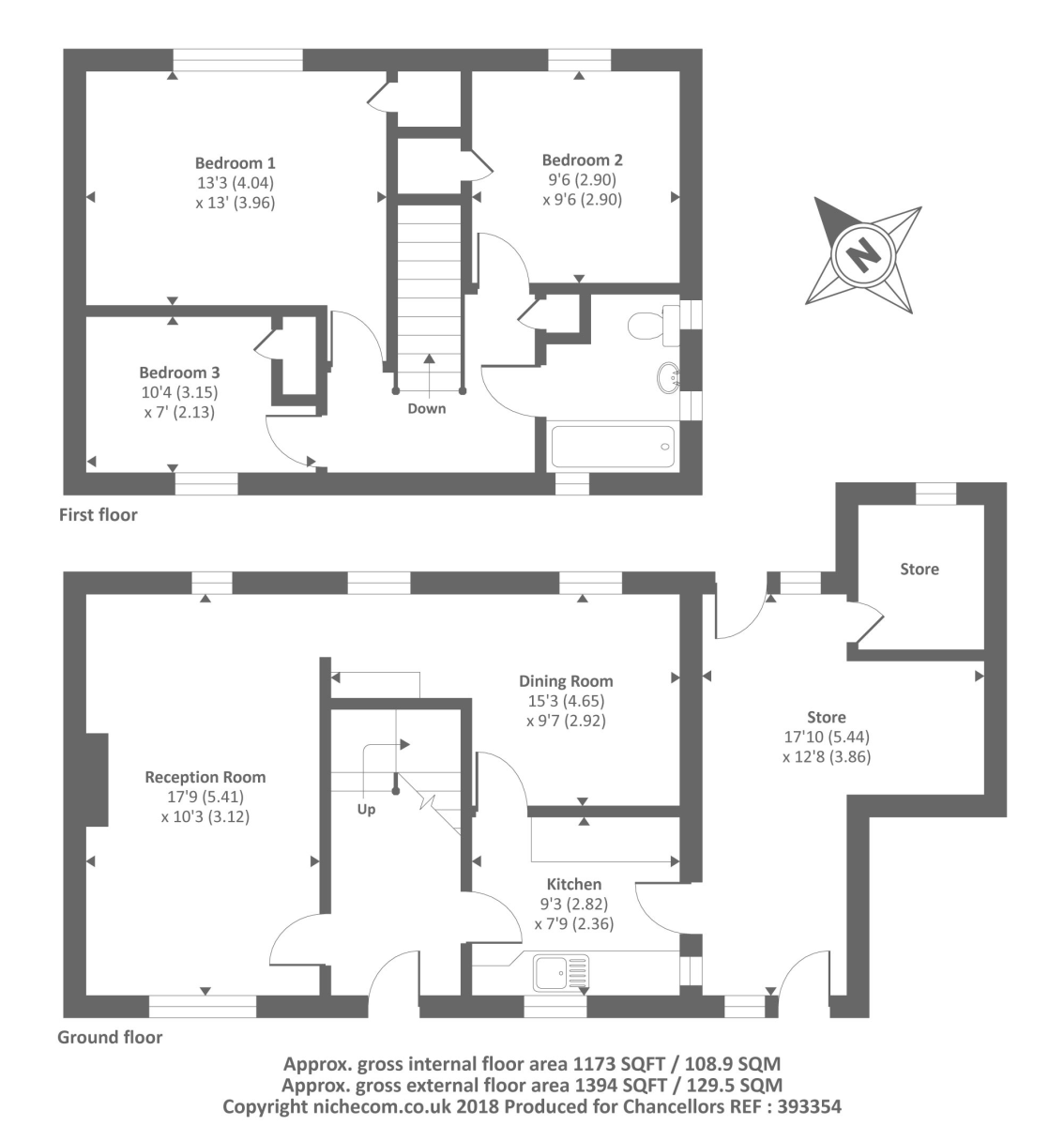 3 Bedrooms Semi-detached house to rent in Queen Elizabeth Way, Woking GU22