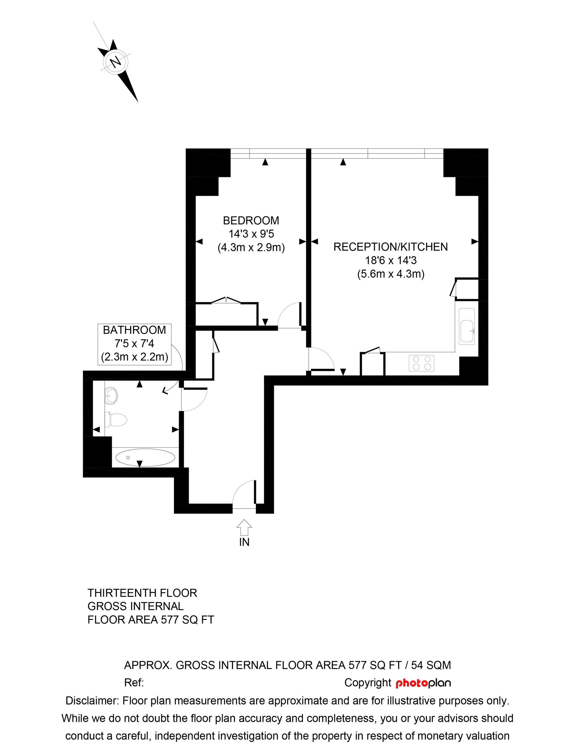 1 Bedrooms Flat to rent in The Landmark, Canary Wharf E14