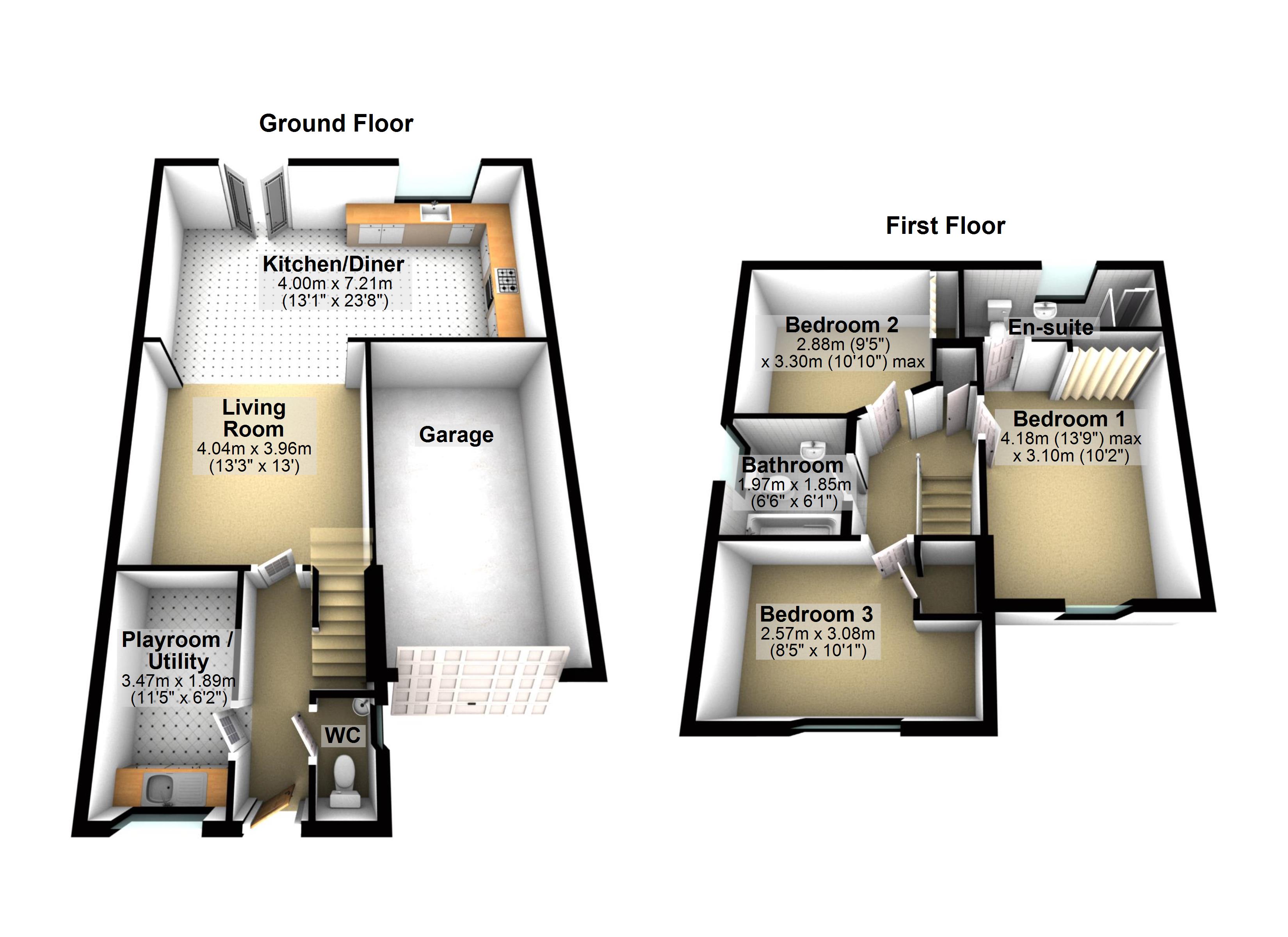 3 Bedrooms Detached house for sale in Grantham Avenue, Great Cornard, Sudbury CO10