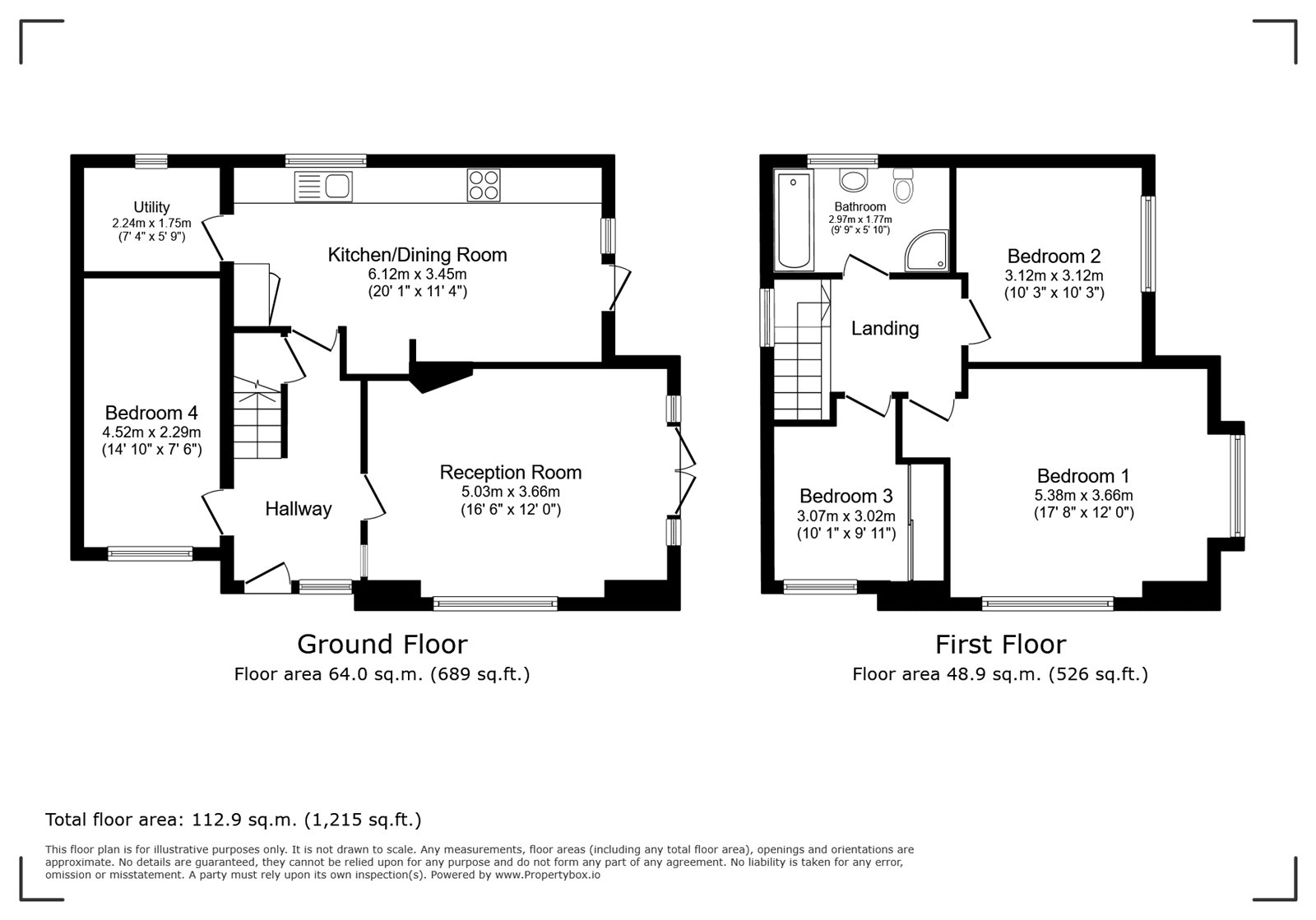 2, Coningsby Road, High Wycombe floorplan