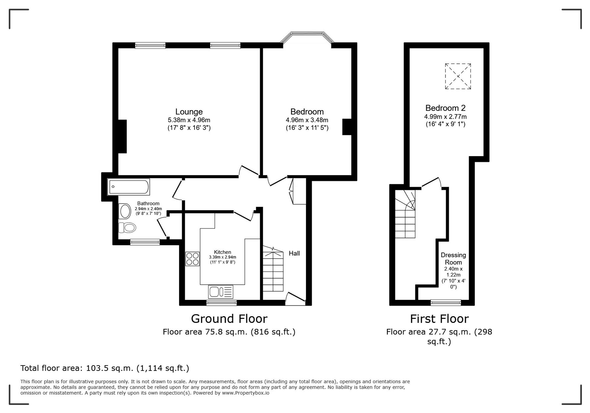 Flat 6, Penn Court Llysfaen Road, Colwyn Bay floorplan