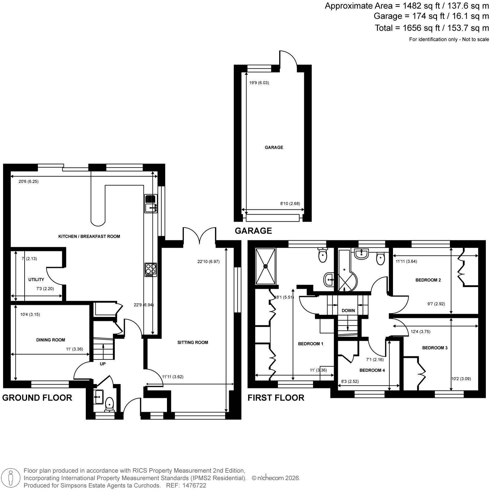 34, Pine Tree Hill, Pyrford floorplan