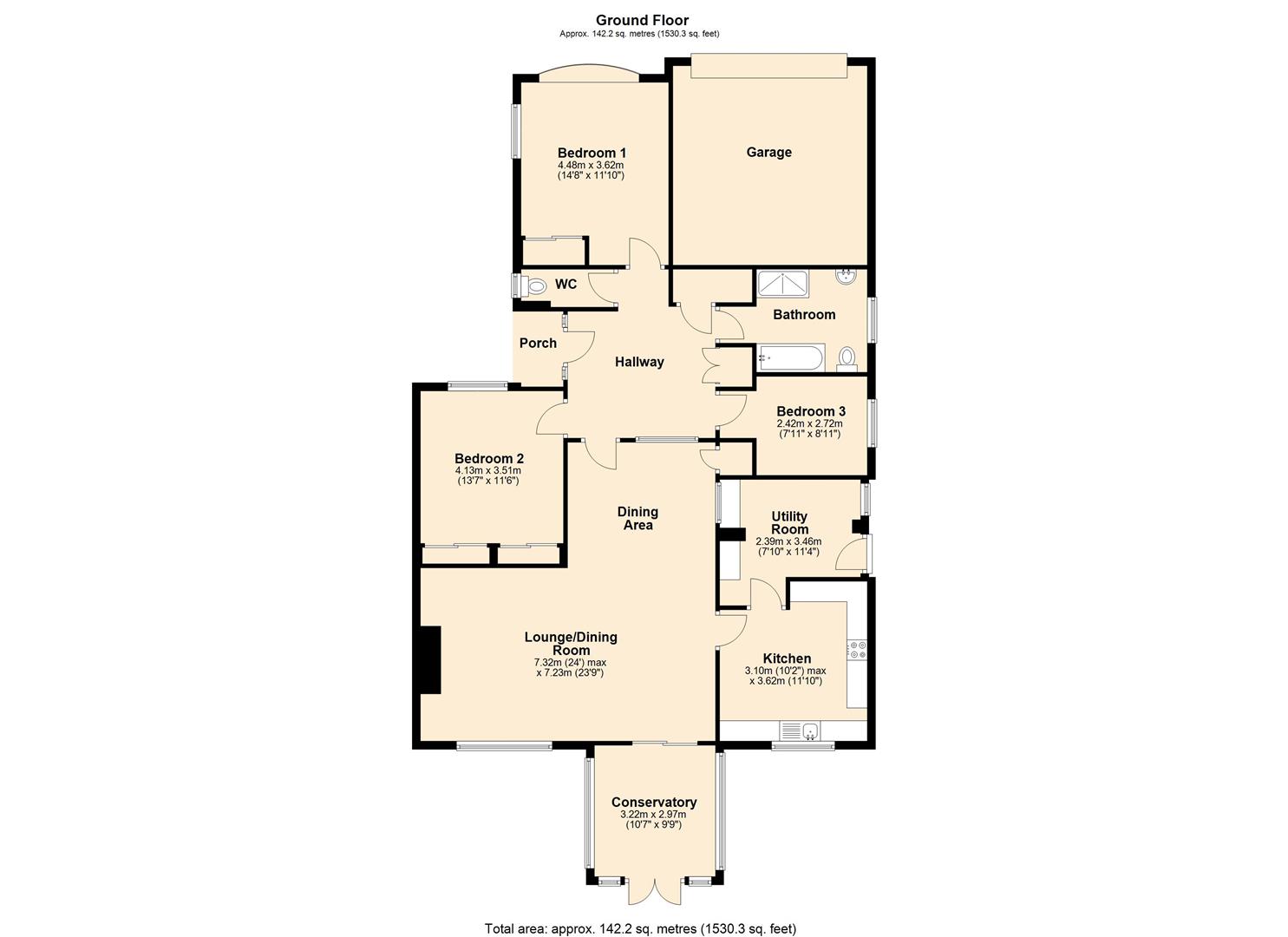 6, Hill Brow, Hull floorplan
