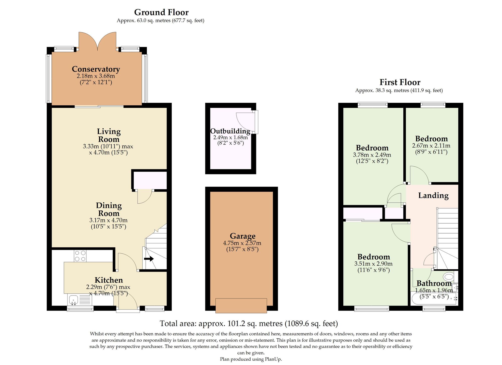 13 Dodd Close, Great Yarmouth floorplan