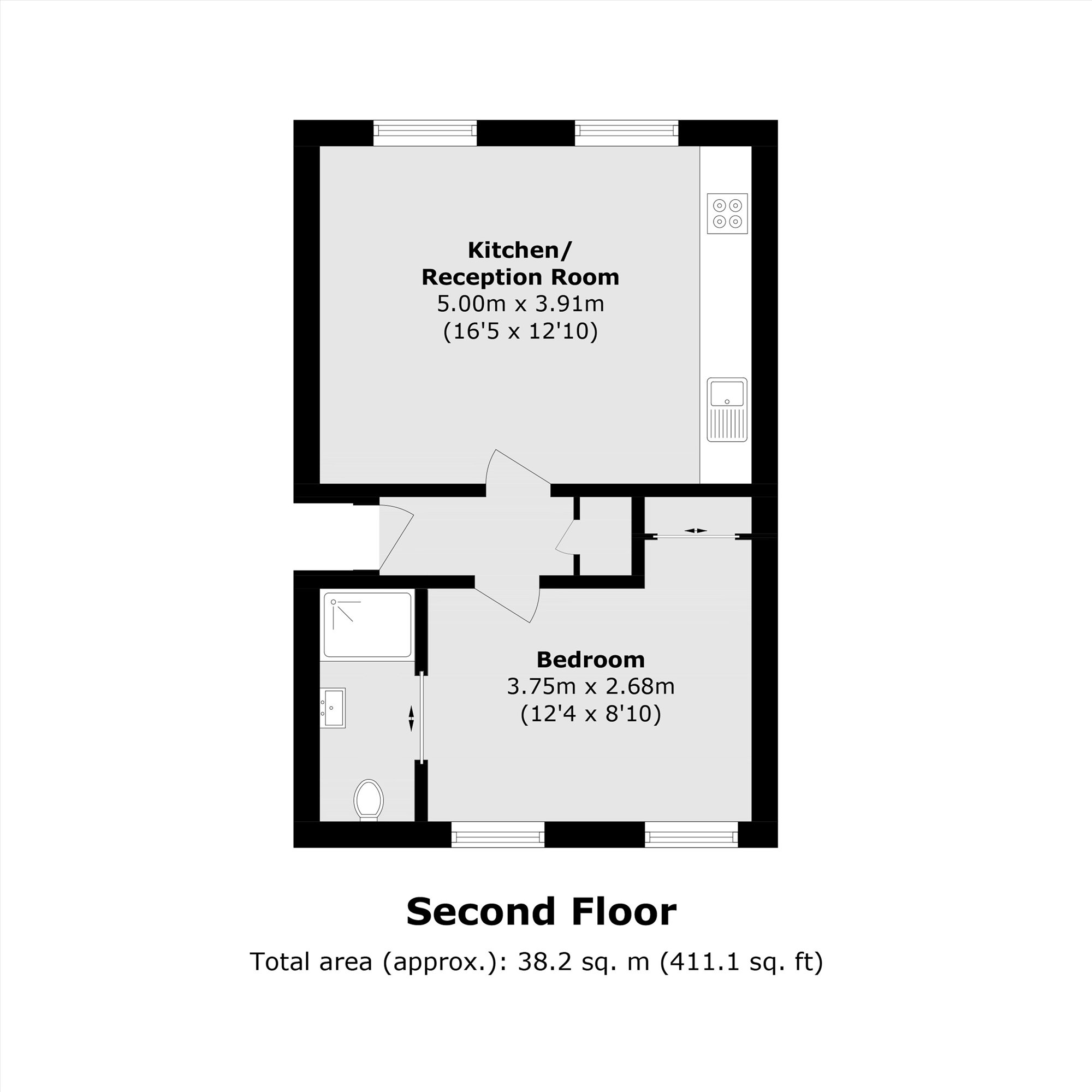Flat 2.2, 4a Duck Lane, 18 Berwick St, 4/4a Duck Lane, London floorplan