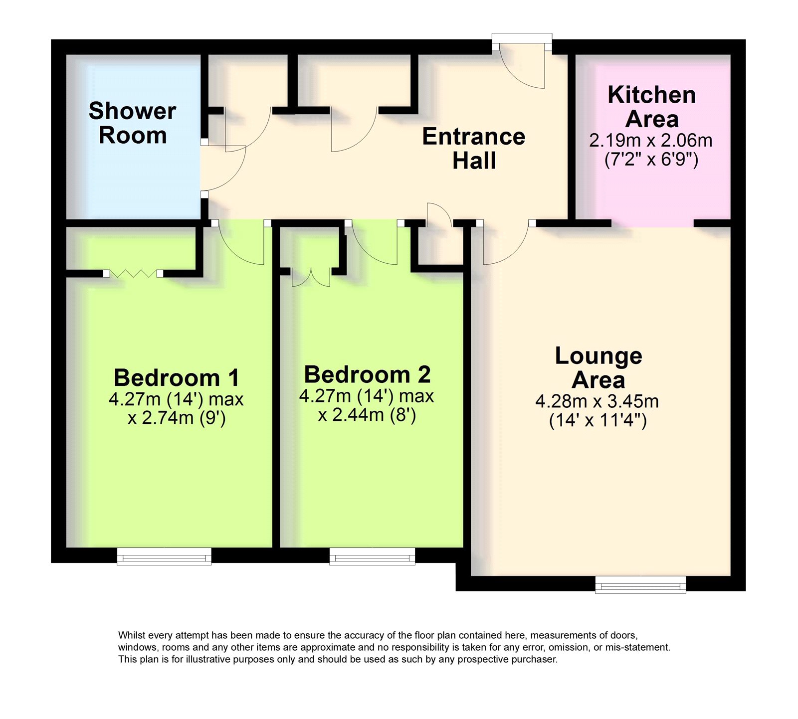 2 Bedrooms Flat for sale in Homesteyne House, 11-13 Broadwater Road, Worthing BN14