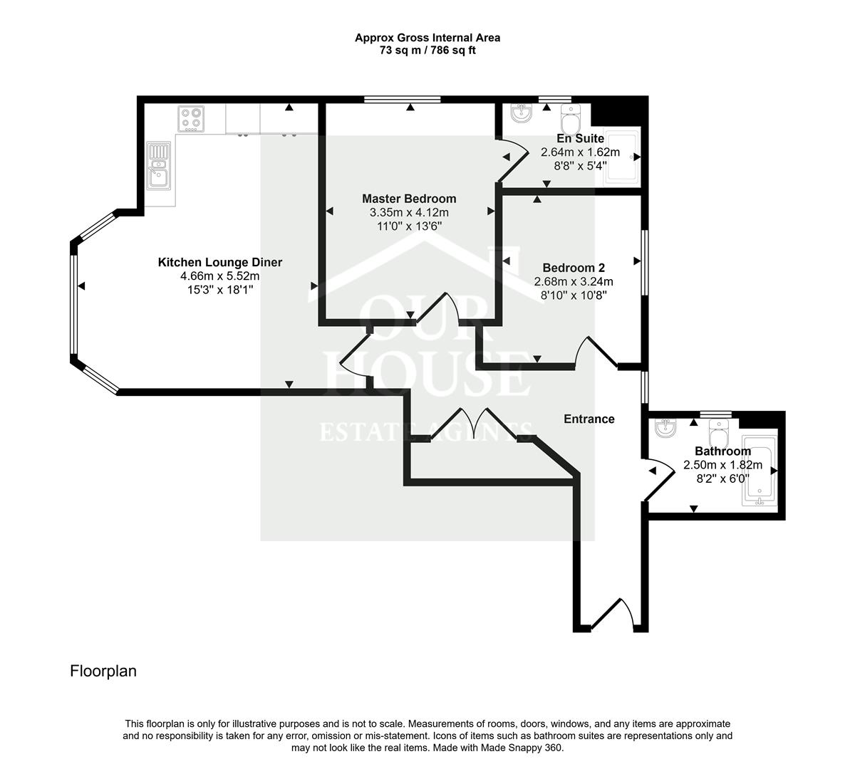 Apartment 6, Alexandra House, Railway Street, Hornsea floorplan