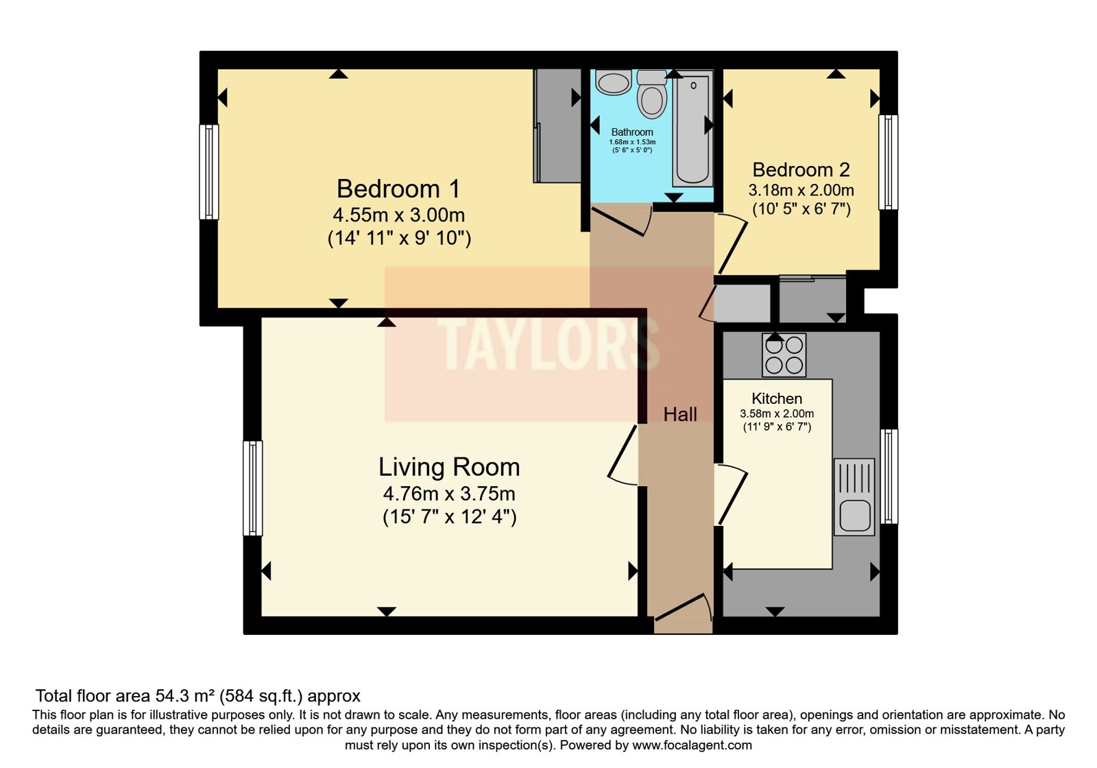 53, Snowberry Close, Bristol floorplan