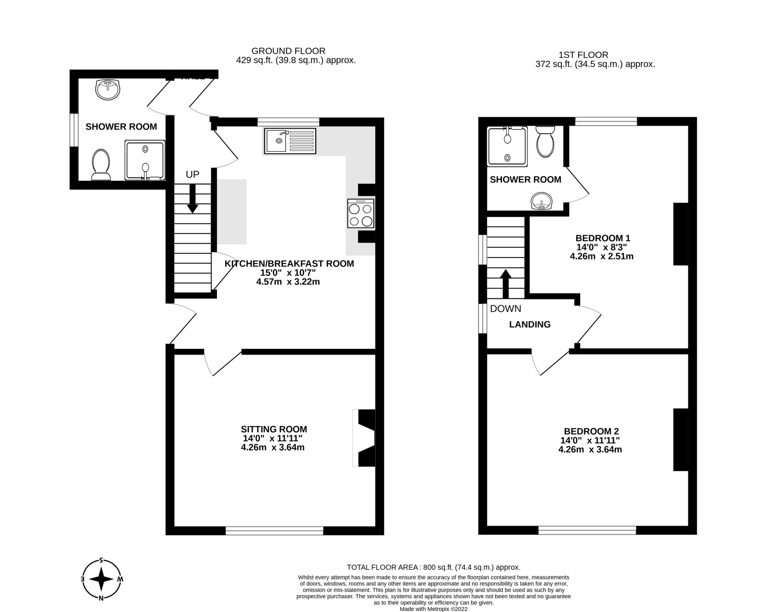 1 Nythe Cottages, Alresford floorplan
