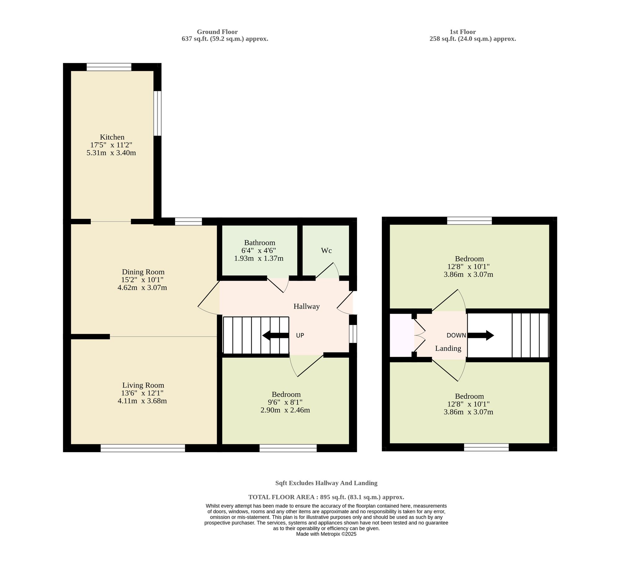 4 Orchard Close, Great Yarmouth floorplan
