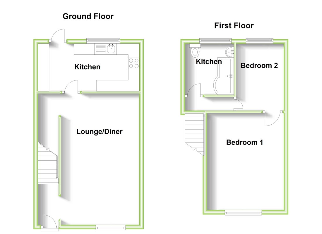 2 Bedrooms End terrace house for sale in West Road, Stansted CM24