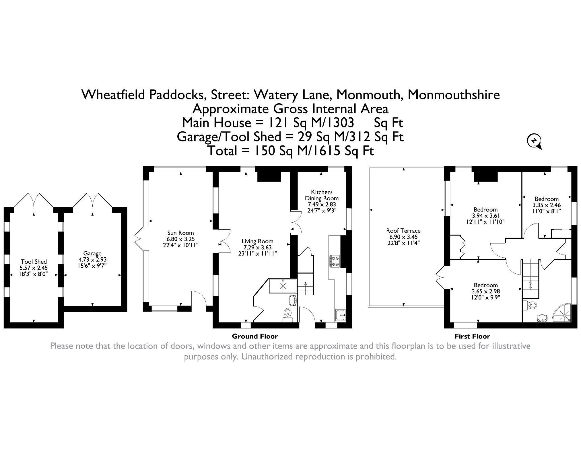 Wheatfield Paddocks, Watery Lane, Monmouth floorplan