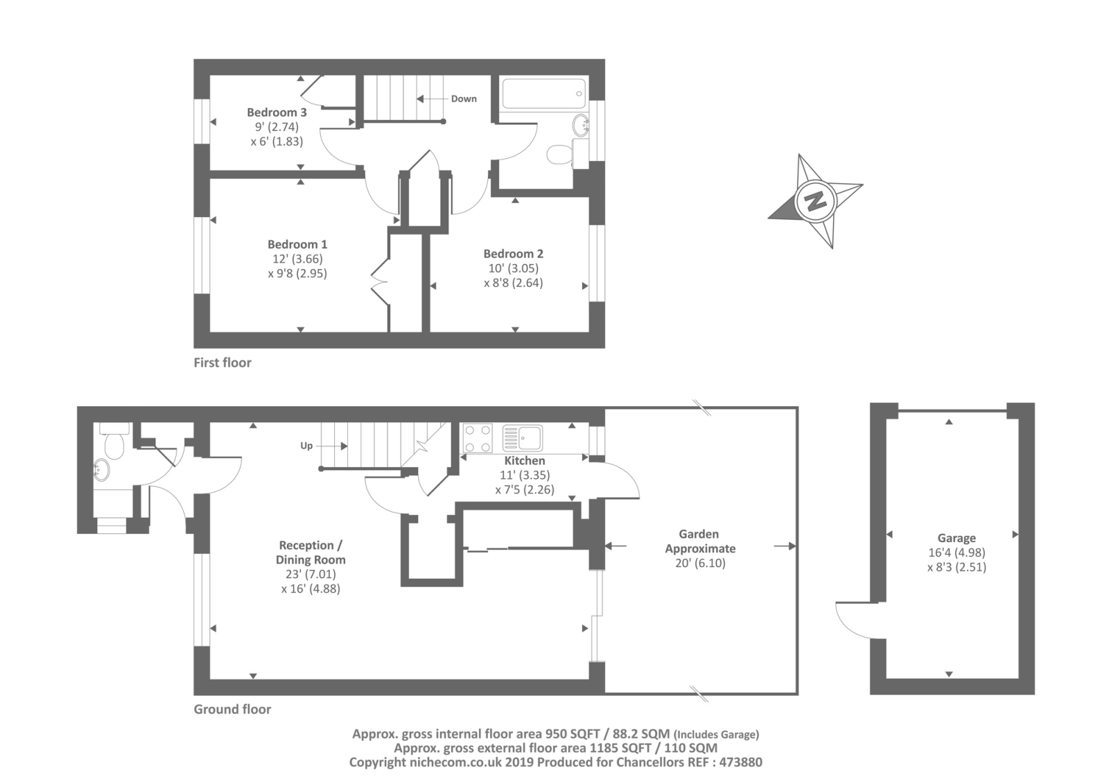 3 Bedrooms Semi-detached house for sale in Sutton Road, Newbury RG14